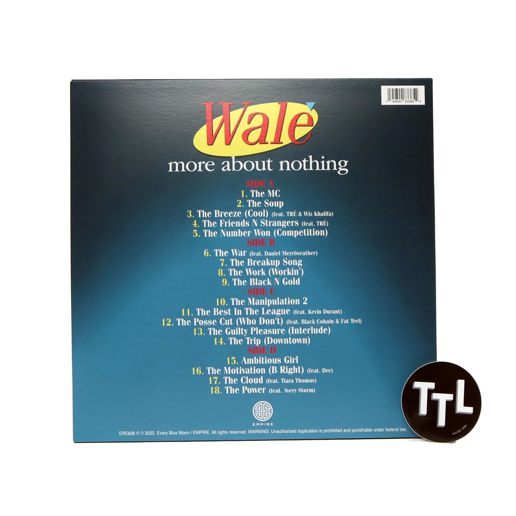 Wale: More About Nothing Vinyl 2LP - Image 3