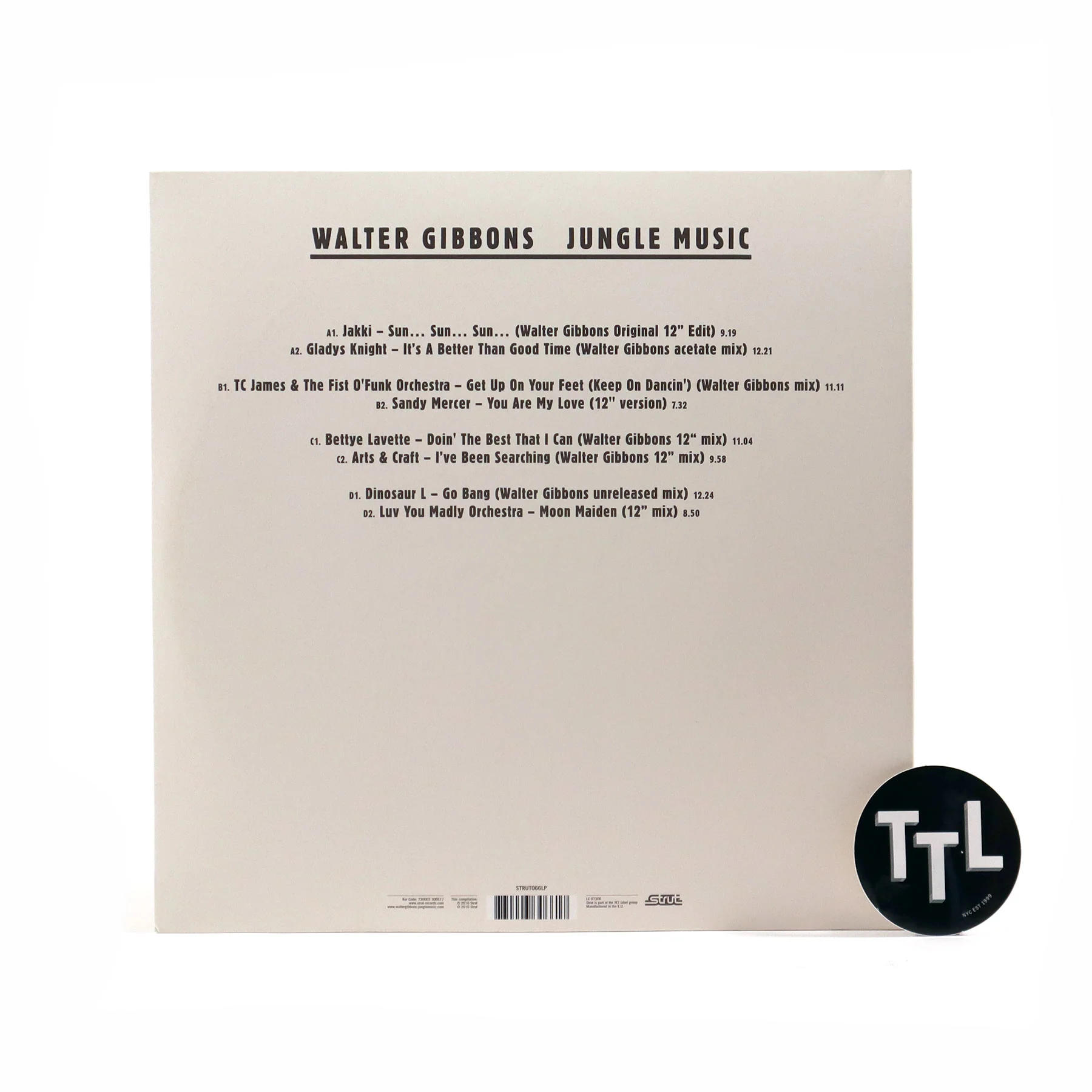 Walter Gibbons: Jungle Music - Essential & Unreleased Remixes 1976-86 Vinyl 2LP - Image 3