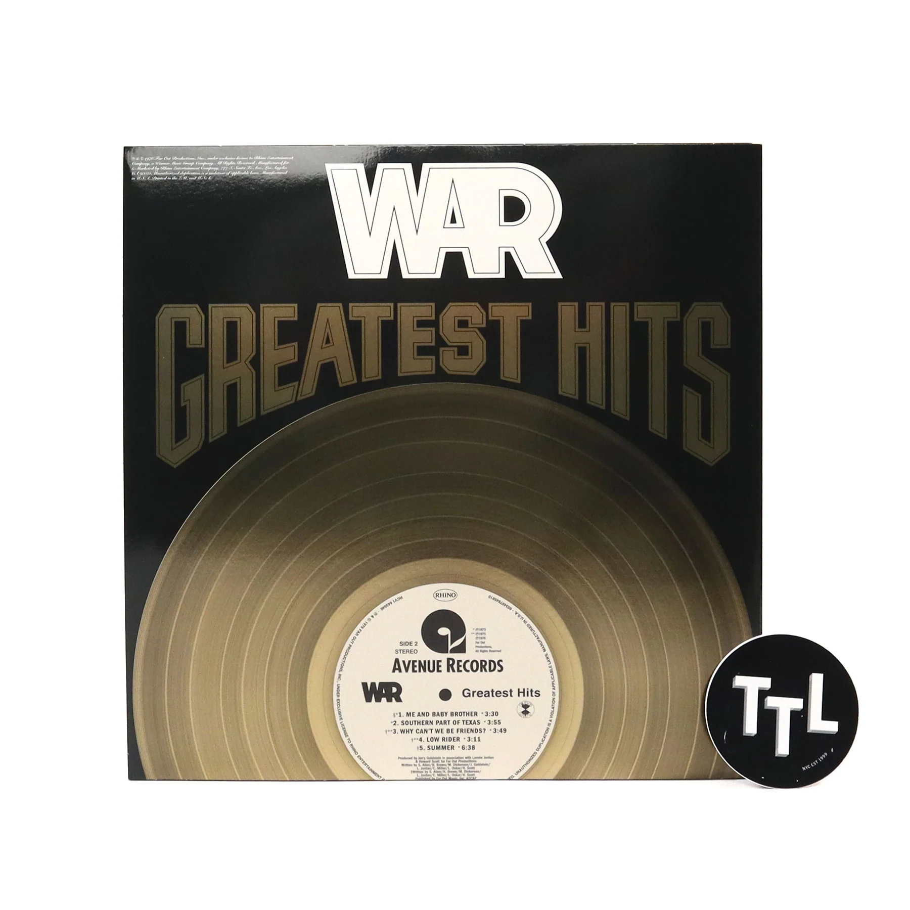 WAR: Greatest Hits (Indie Exclusive Colored Vinyl) Vinyl LP - Image 3