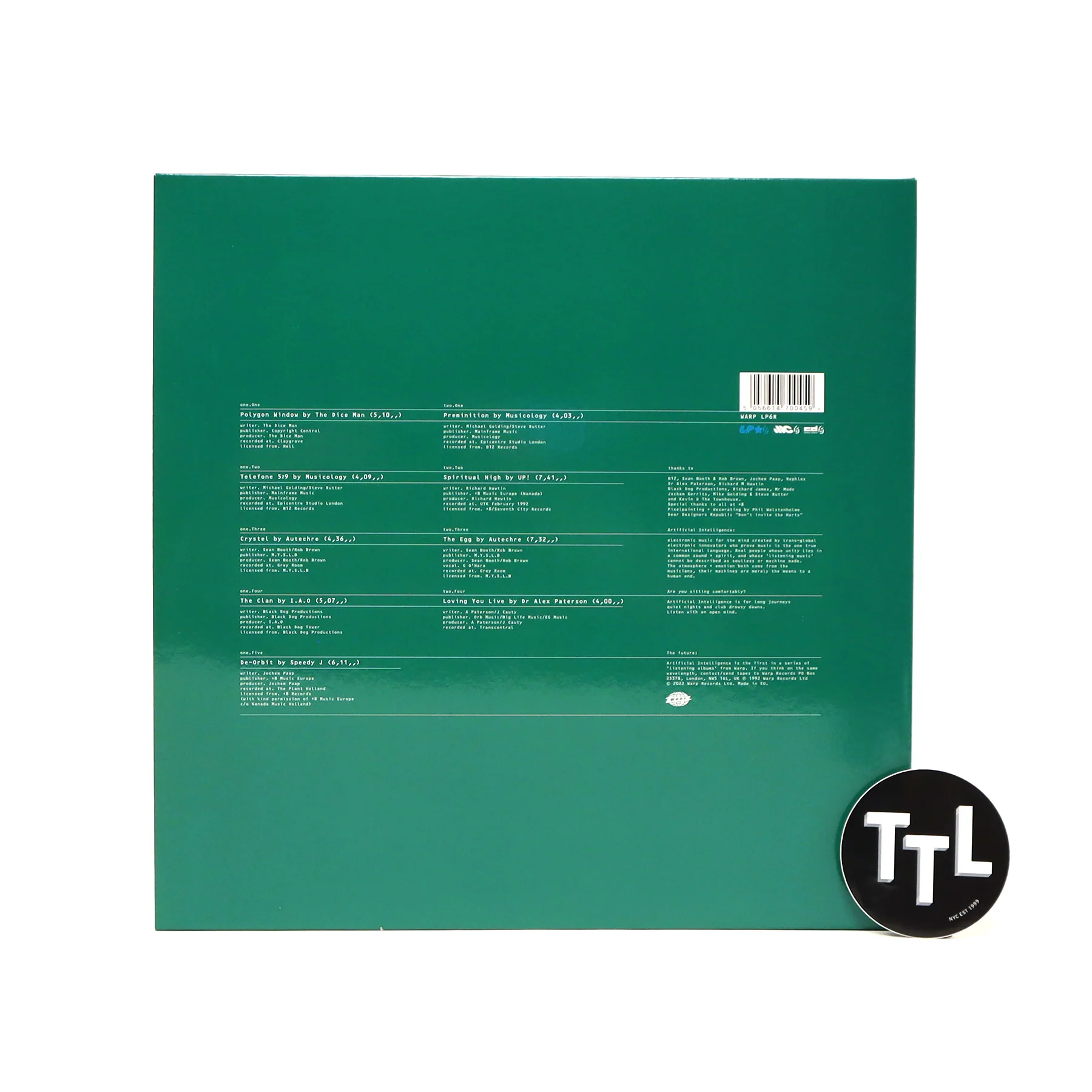 Warp Records: Artificial Intelligence Vinyl LP - Image 3