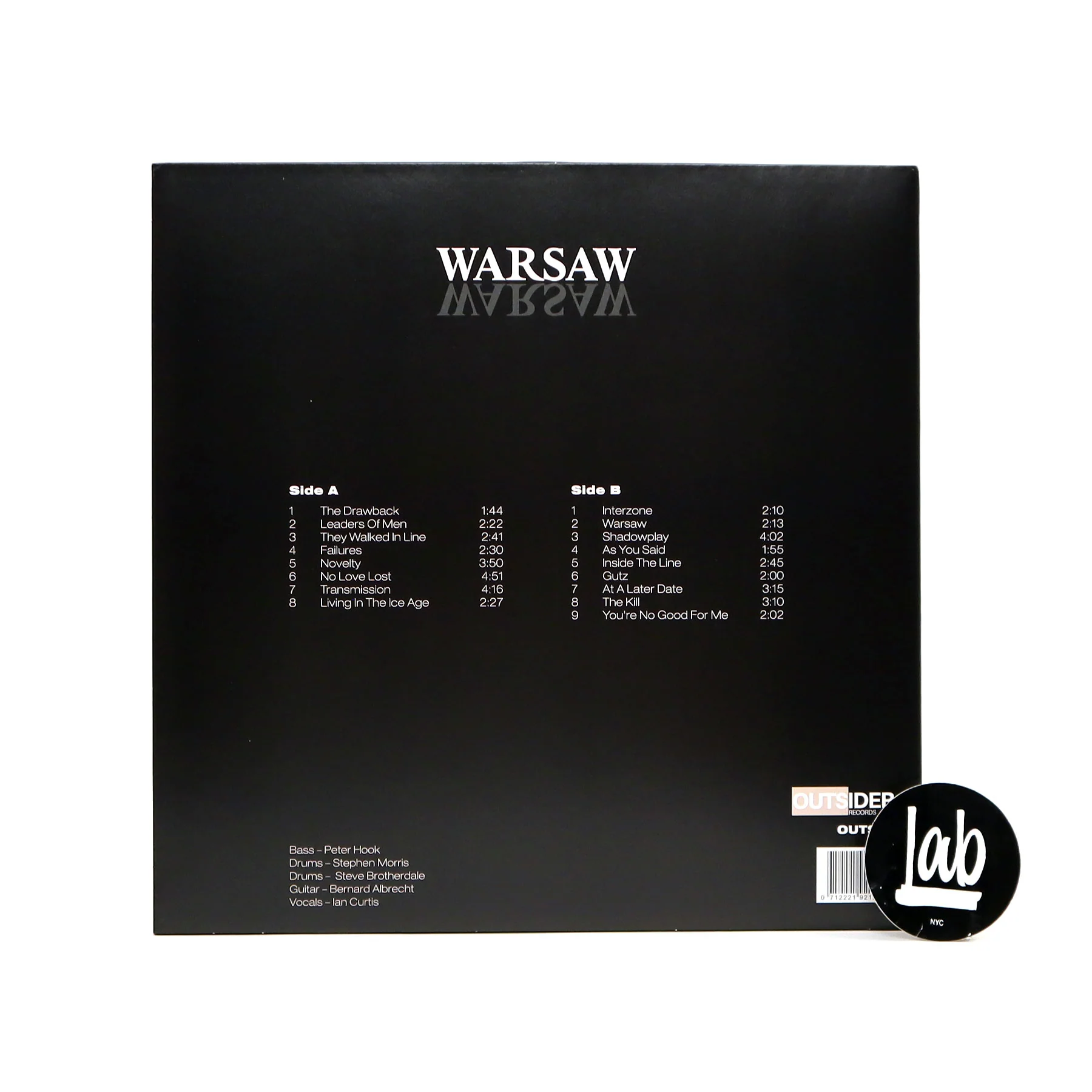 Warsaw: Warsaw (Joy Division) (Import, Colored Vinyl) Vinyl LP - Image 3