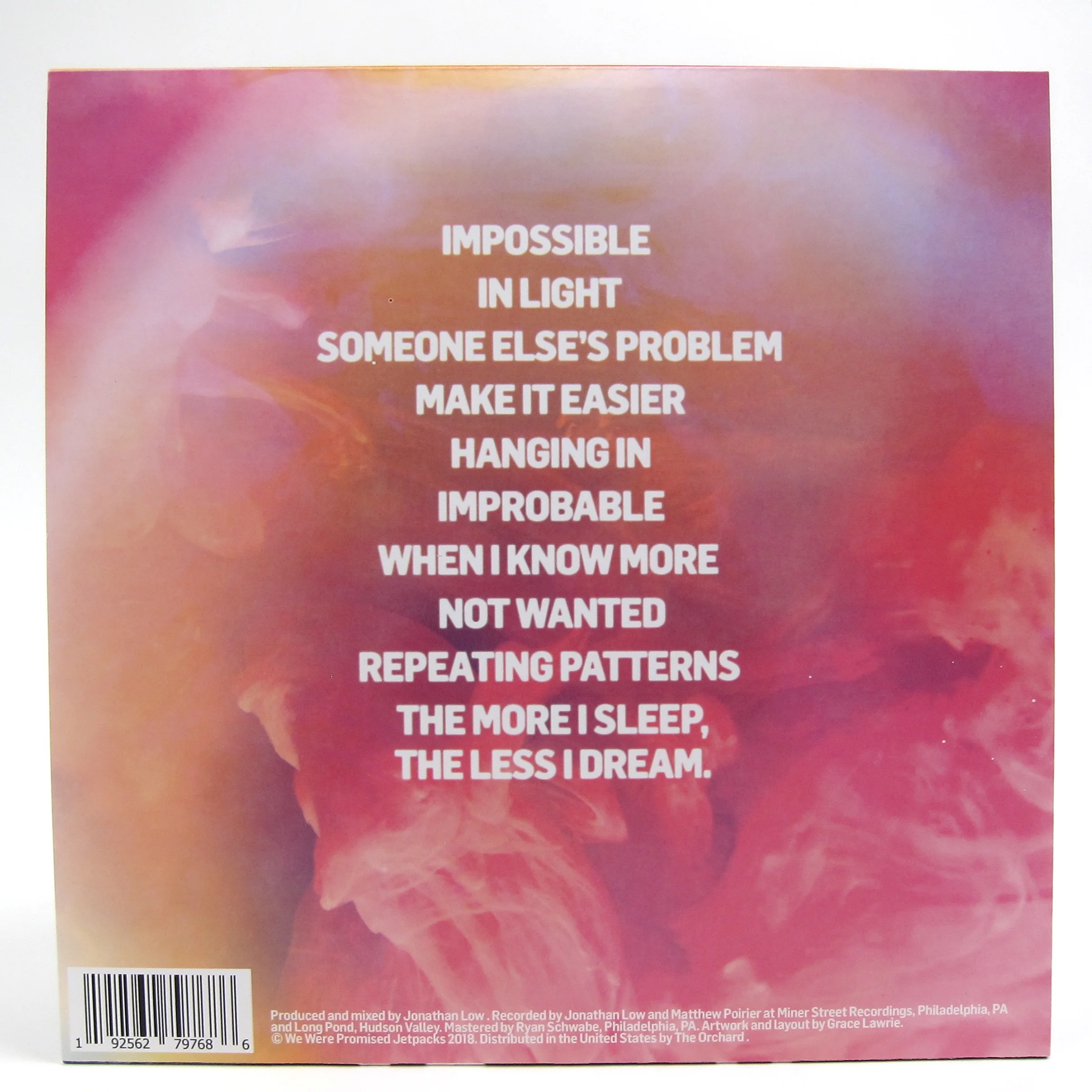 We Were Promised Jetpacks: The More I Sleep The Less I Dream (Colored Vinyl) Vinyl LP - Image 2