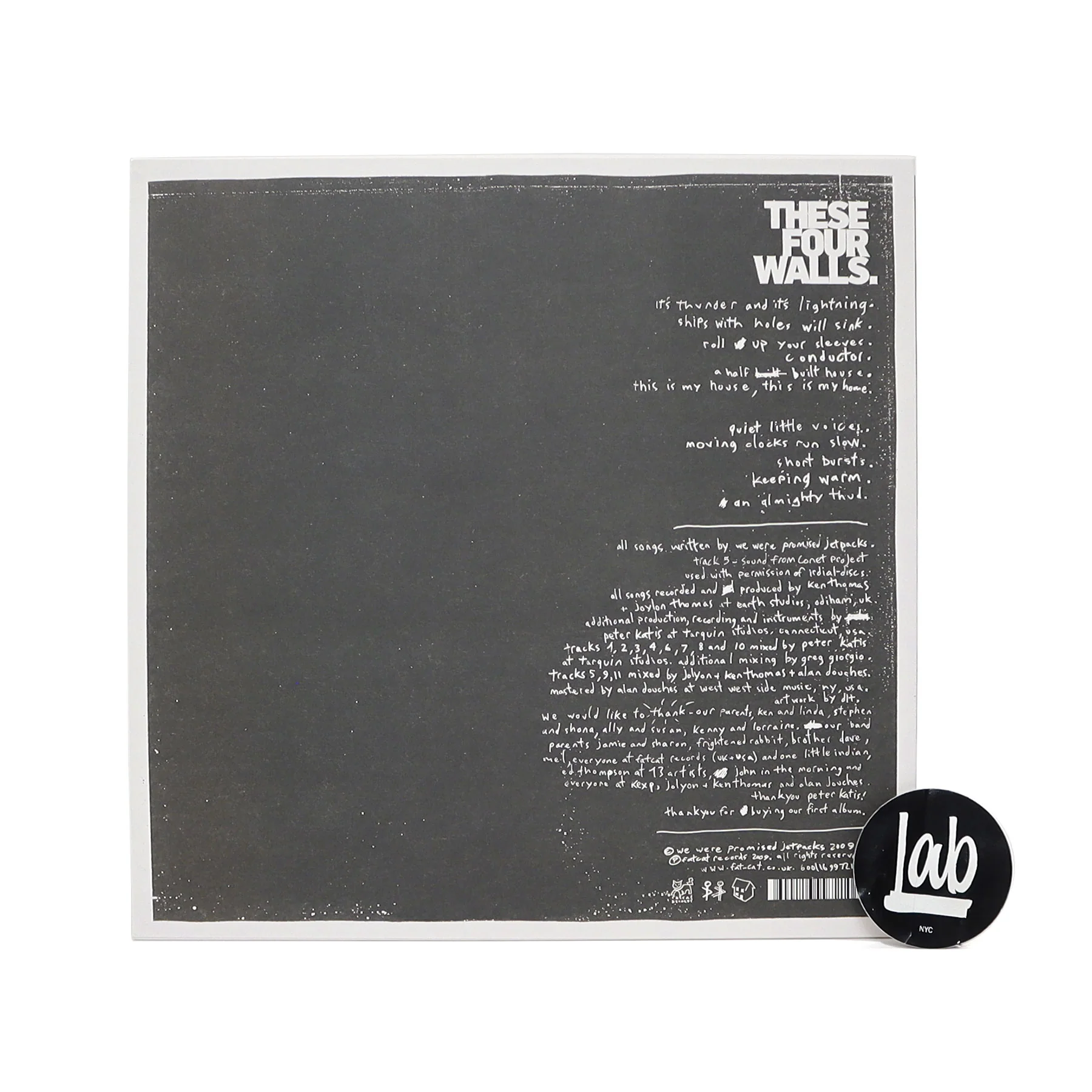 We Were Promised Jetpacks: These Four Walls Vinyl LP - Image 2