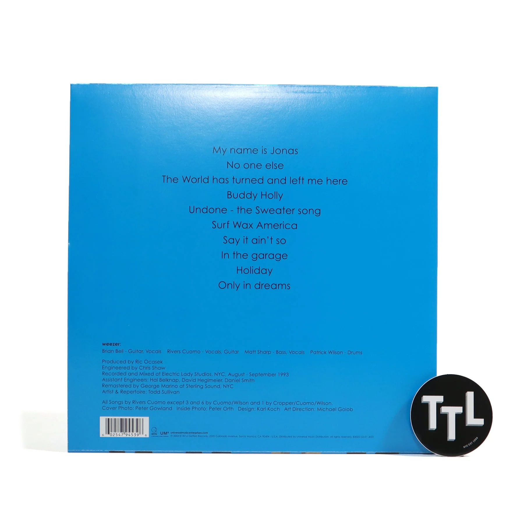 Weezer: Blue Album Vinyl LP - Image 3