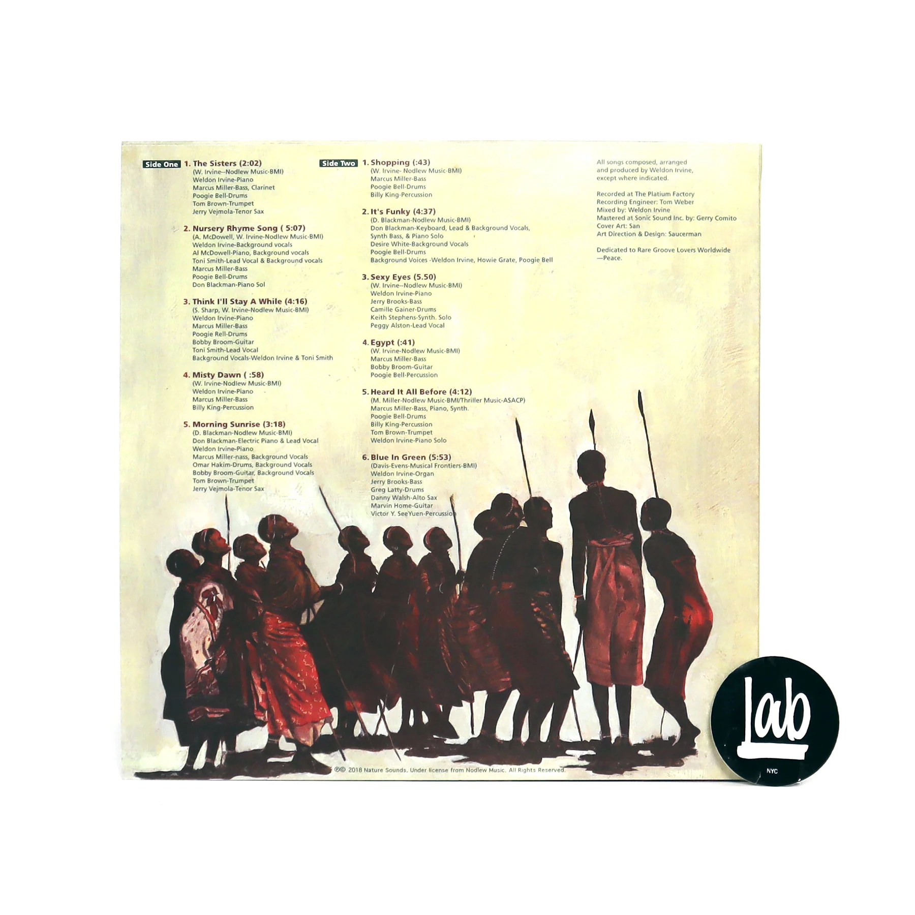 Weldon Irvine: Sisters (Colored Vinyl) Vinyl LP - Image 3