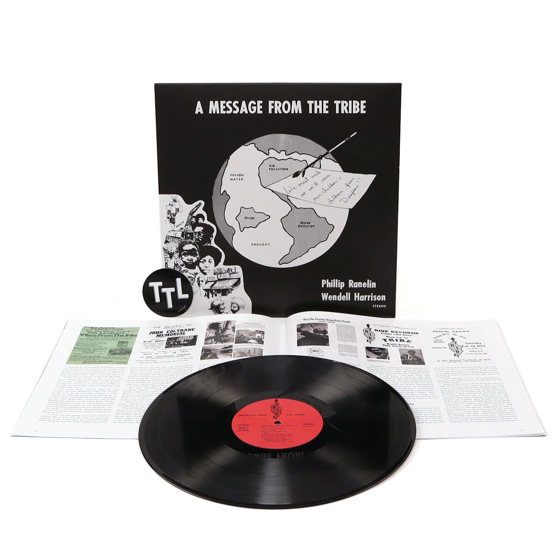 Wendell Harrison & Phillip Ranelin: Message From The Tribe Vinyl LP - Image 2