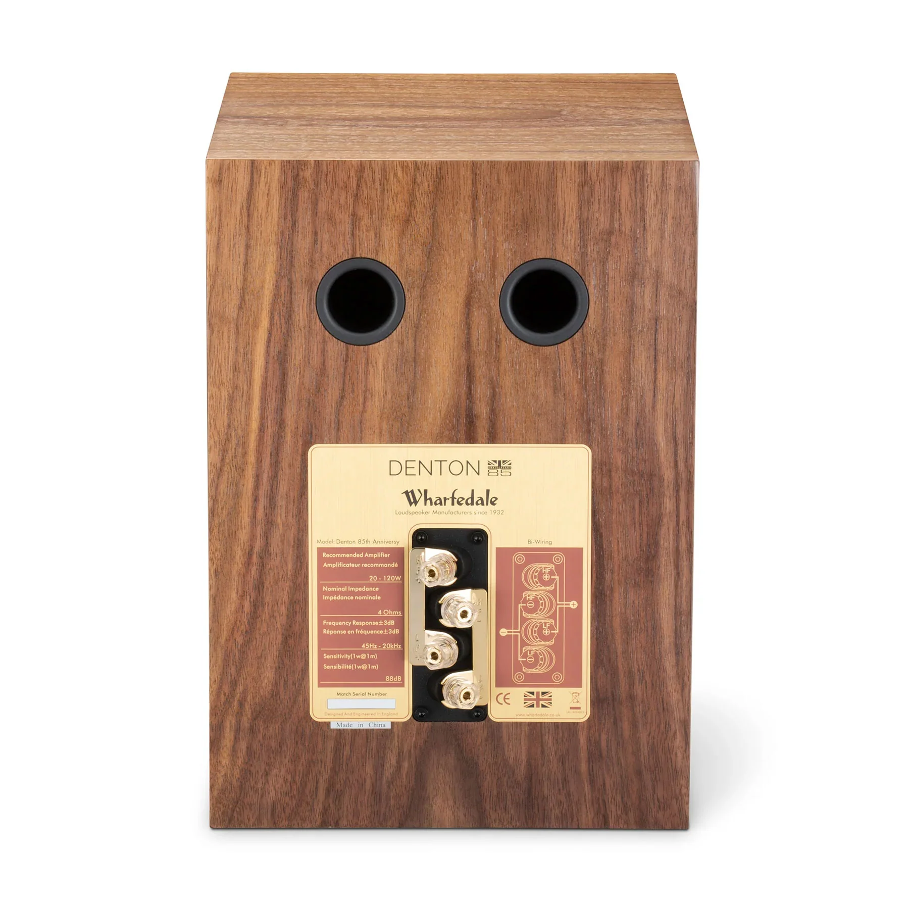 Wharfedale: Denton 85th Anniversary Bookshelf Speakers (Pair) - Image 5
