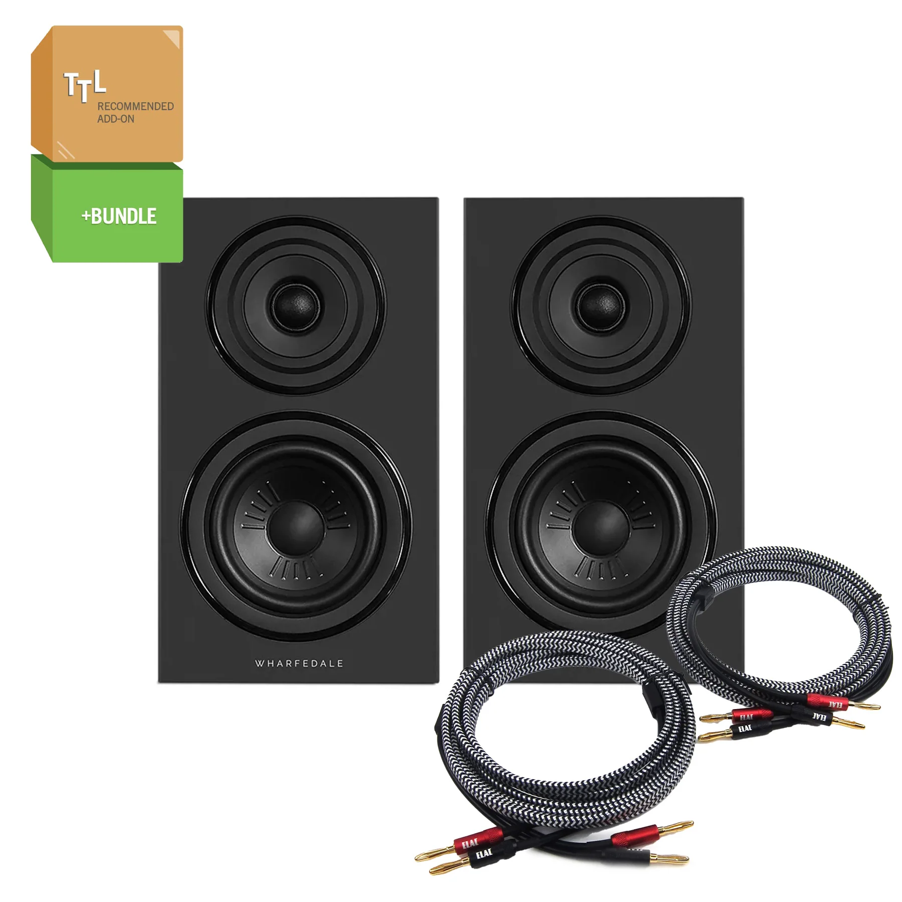 Wharfedale: Diamond 12.1i Passive Bookshelf Speakers (Pair) - Black - Image 7