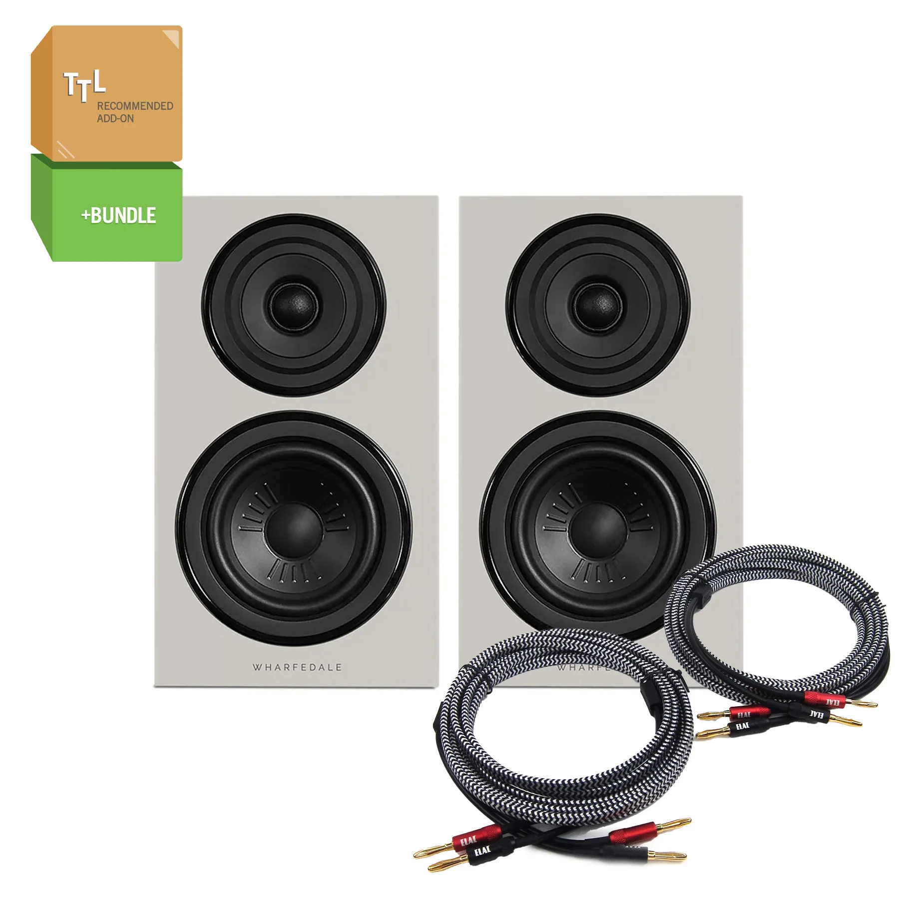 Wharfedale: Diamond 12.1i Passive Bookshelf Speakers (Pair) - Stone Grey - Image 7