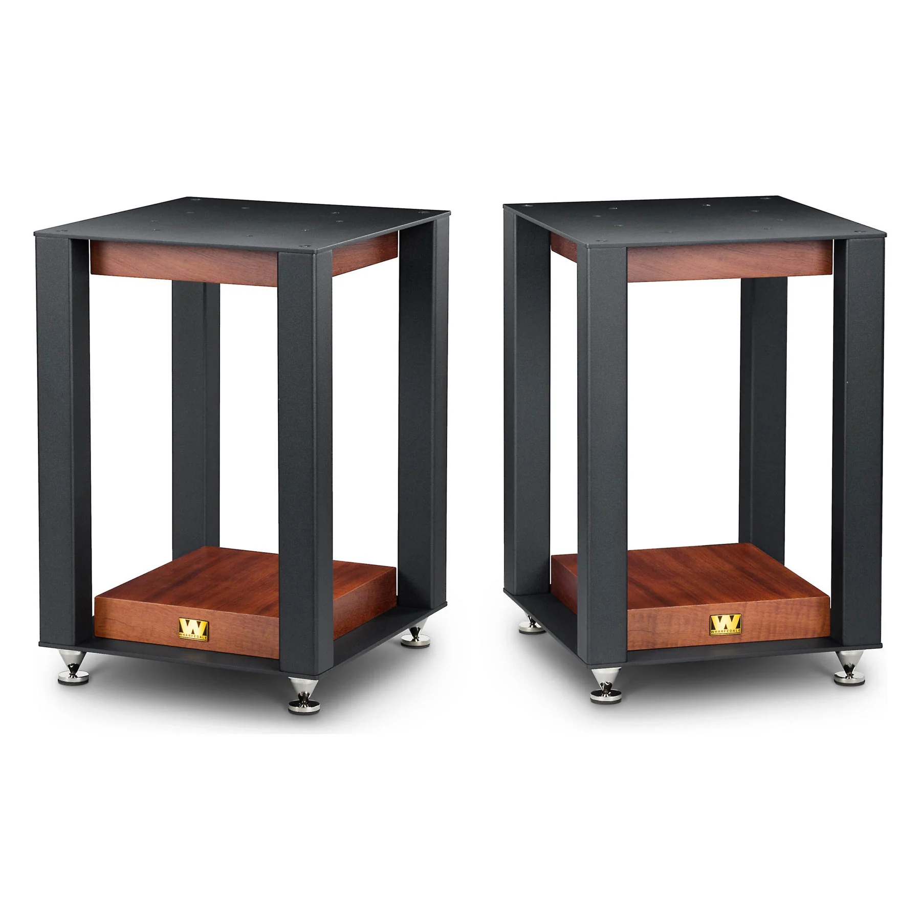 Wharfedale: Linton Speakers + Stands Set (Pair) - Red Mahogany - Image 3