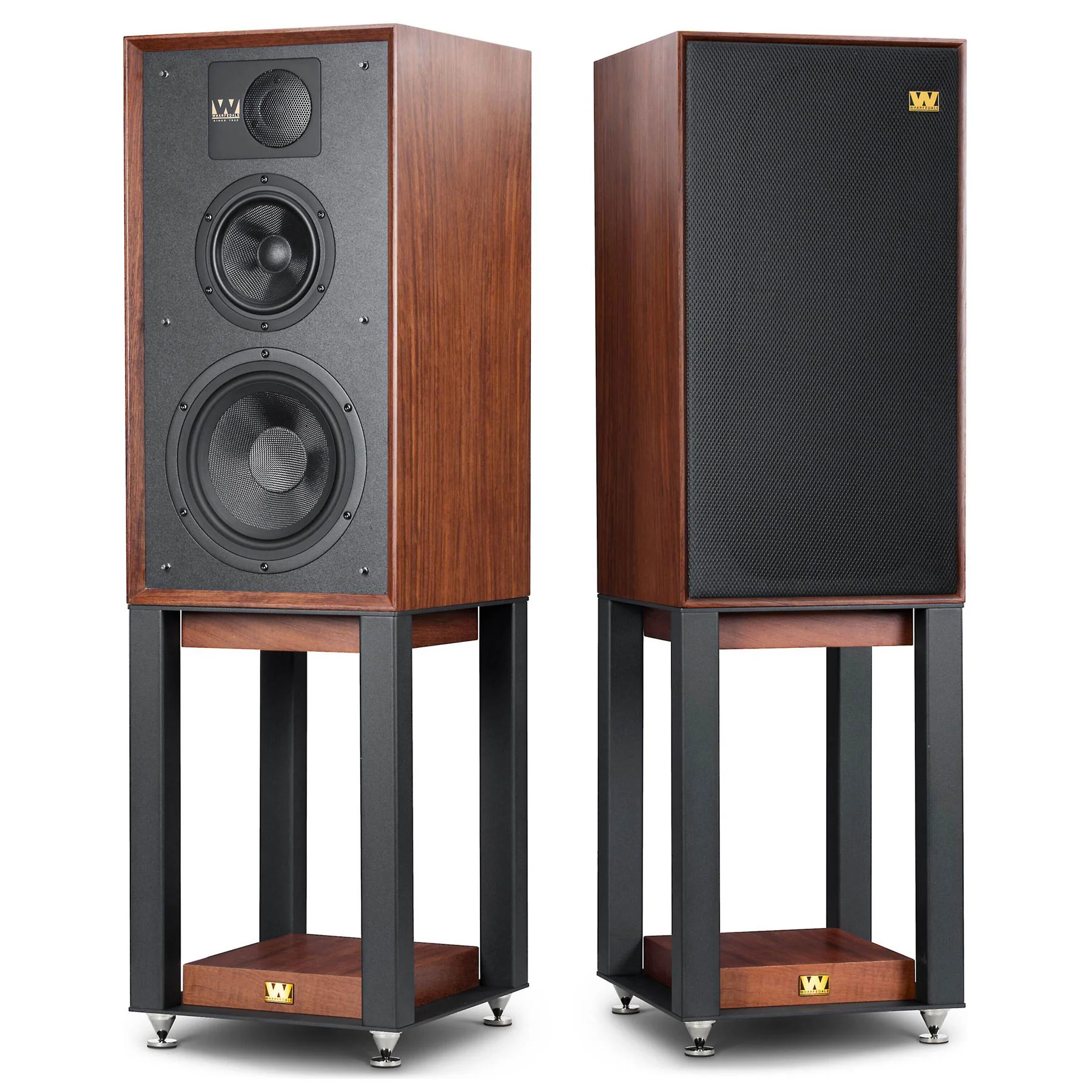 Wharfedale: Linton Speakers + Stands Set (Pair) - Red Mahogany - Image 5