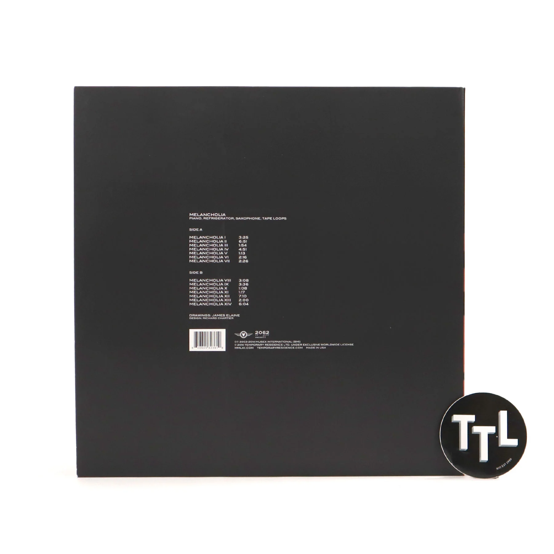 William Basinski: Melancholia Vinyl LP - Image 3