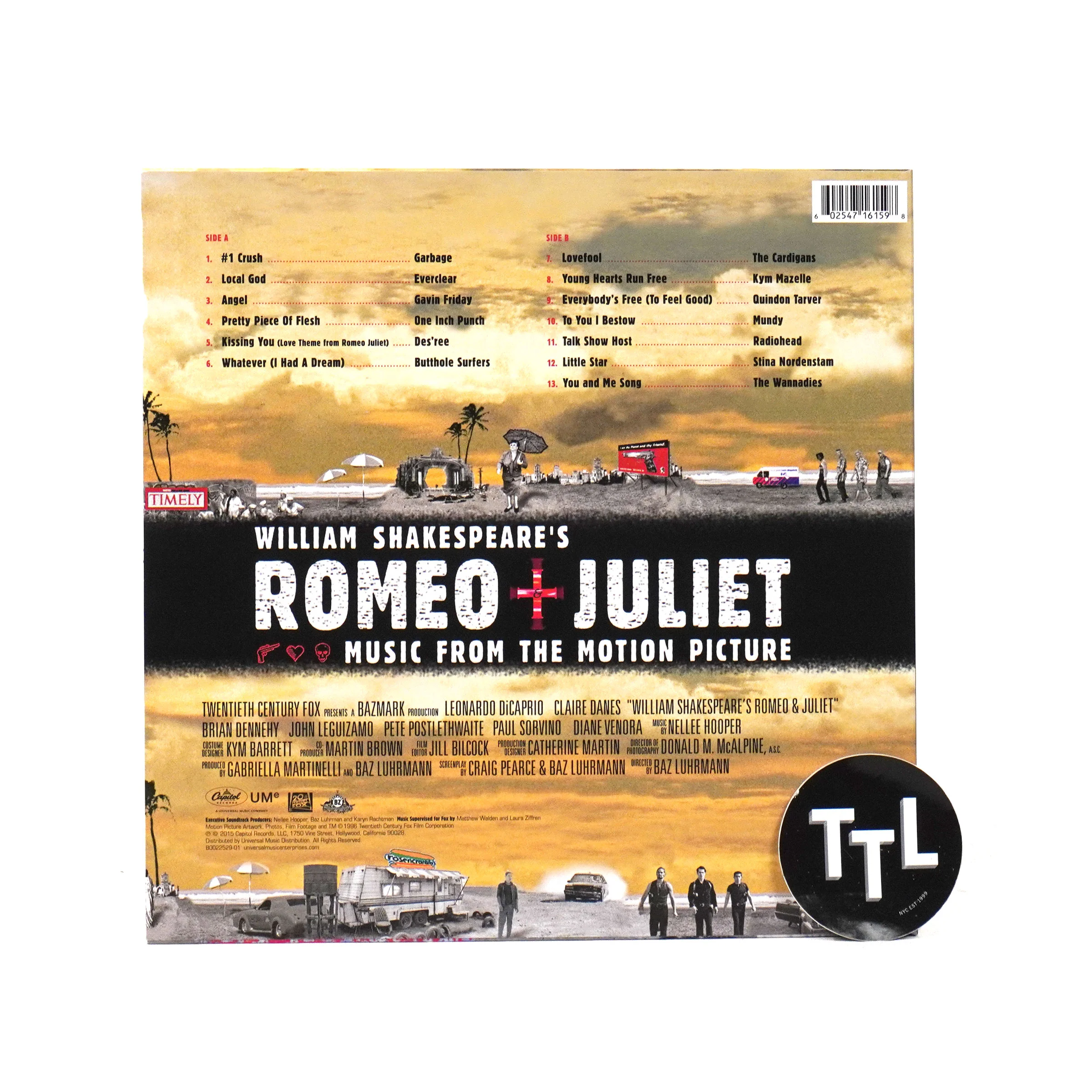 William Shakespeare's Romeo + Juliet: Music From The Motion Picture LP - Image 2