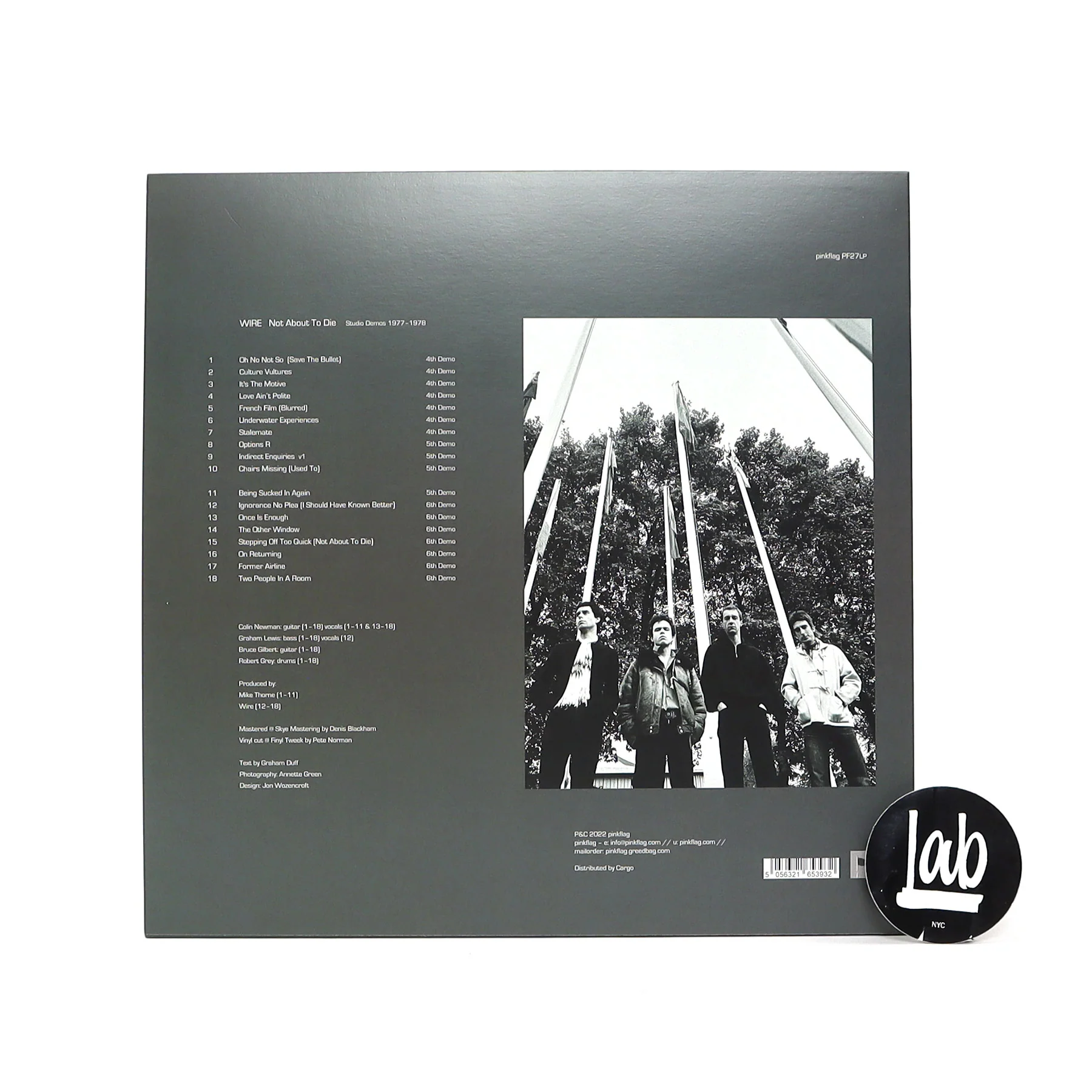 Wire: Not About To Die Vinyl LP - Image 3