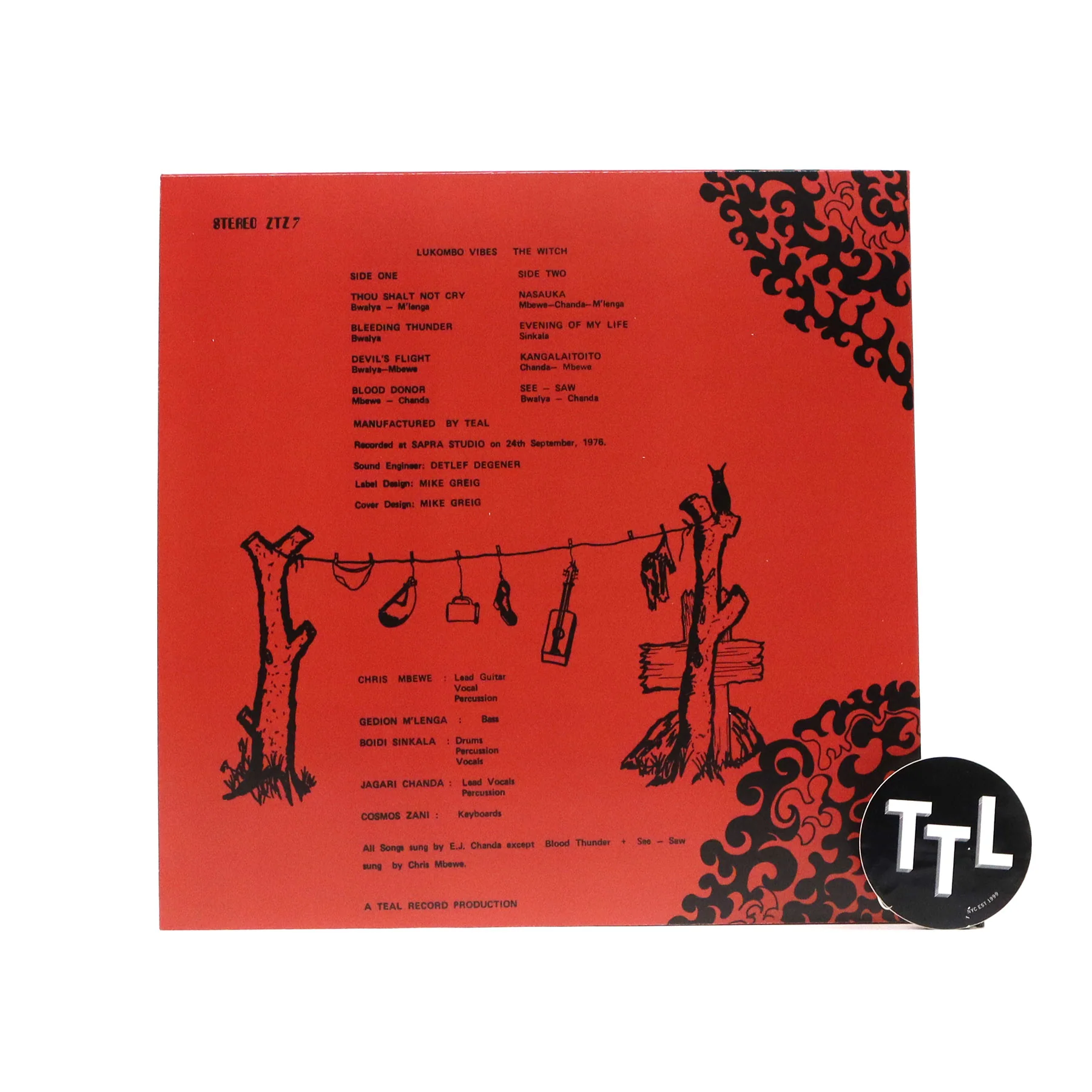 Witch: Lukombo Vibes Vinyl LP - Image 3