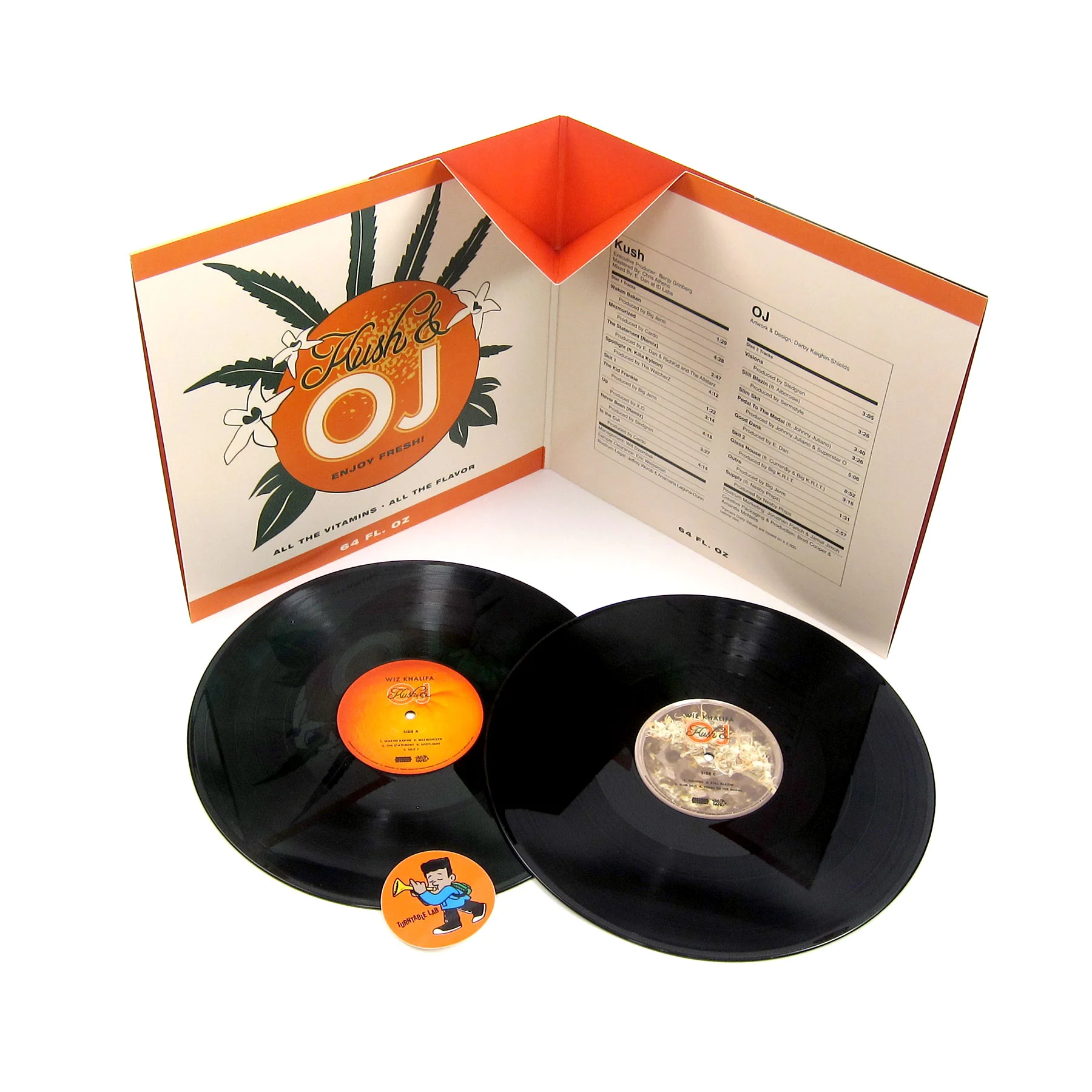 Wiz Khalifa: Kush & Orange Juice (180g, Colored Vinyl) Vinyl 2LP - Image 4