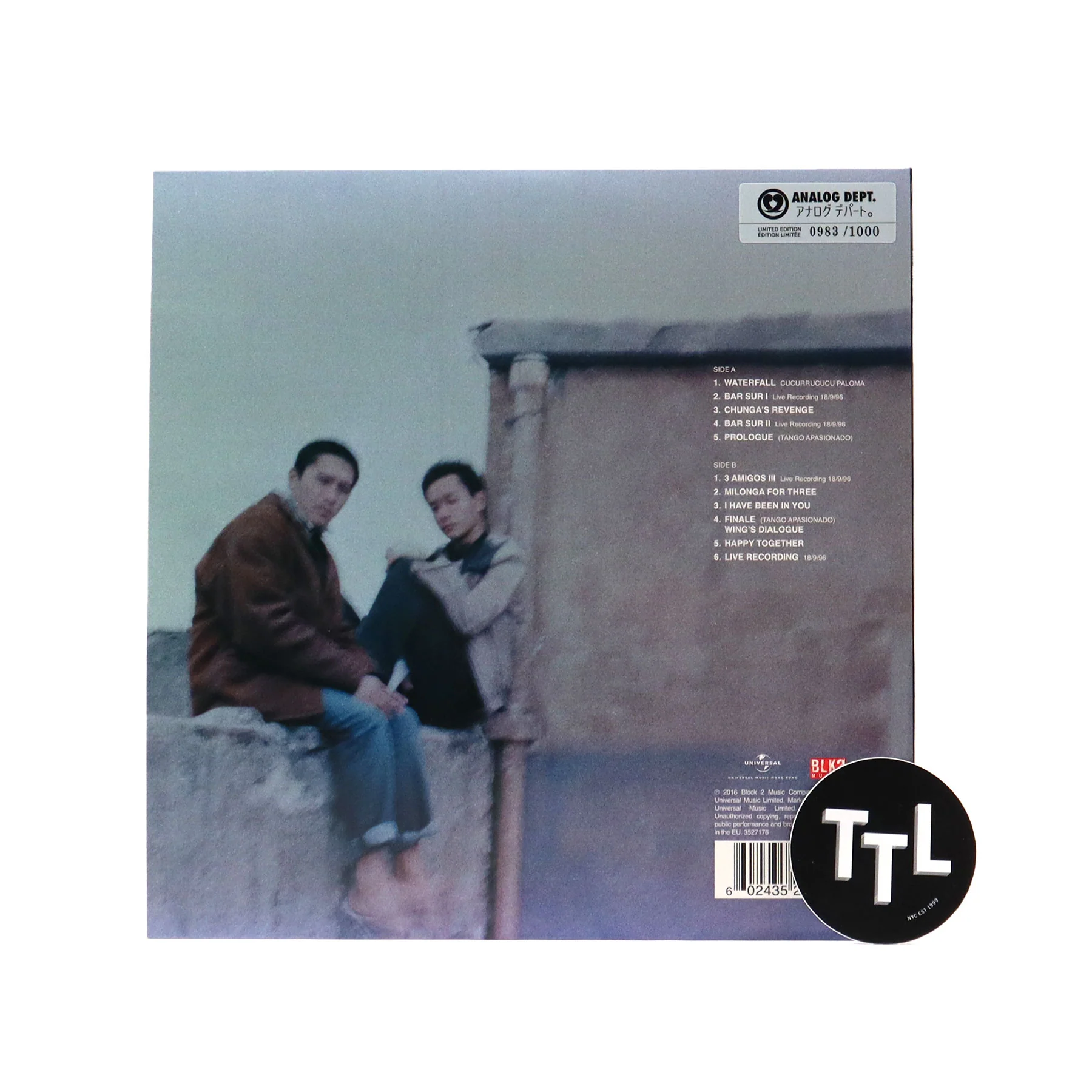 Wong Kar Wai: Happy Together Soundtrack (Colored Vinyl) Vinyl LP (*See Note) - Image 4
