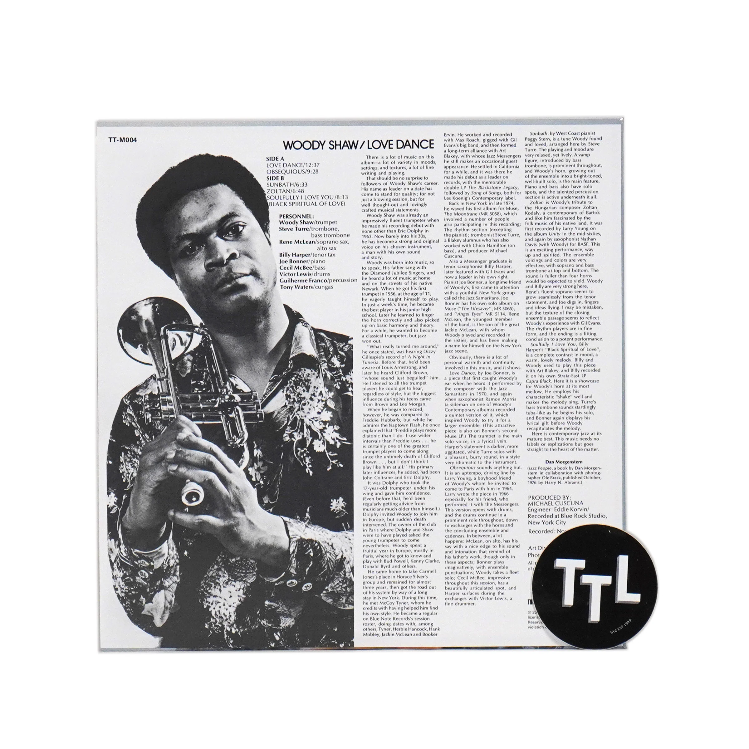 Woody Shaw: Love Dance Vinyl LP - Image 3