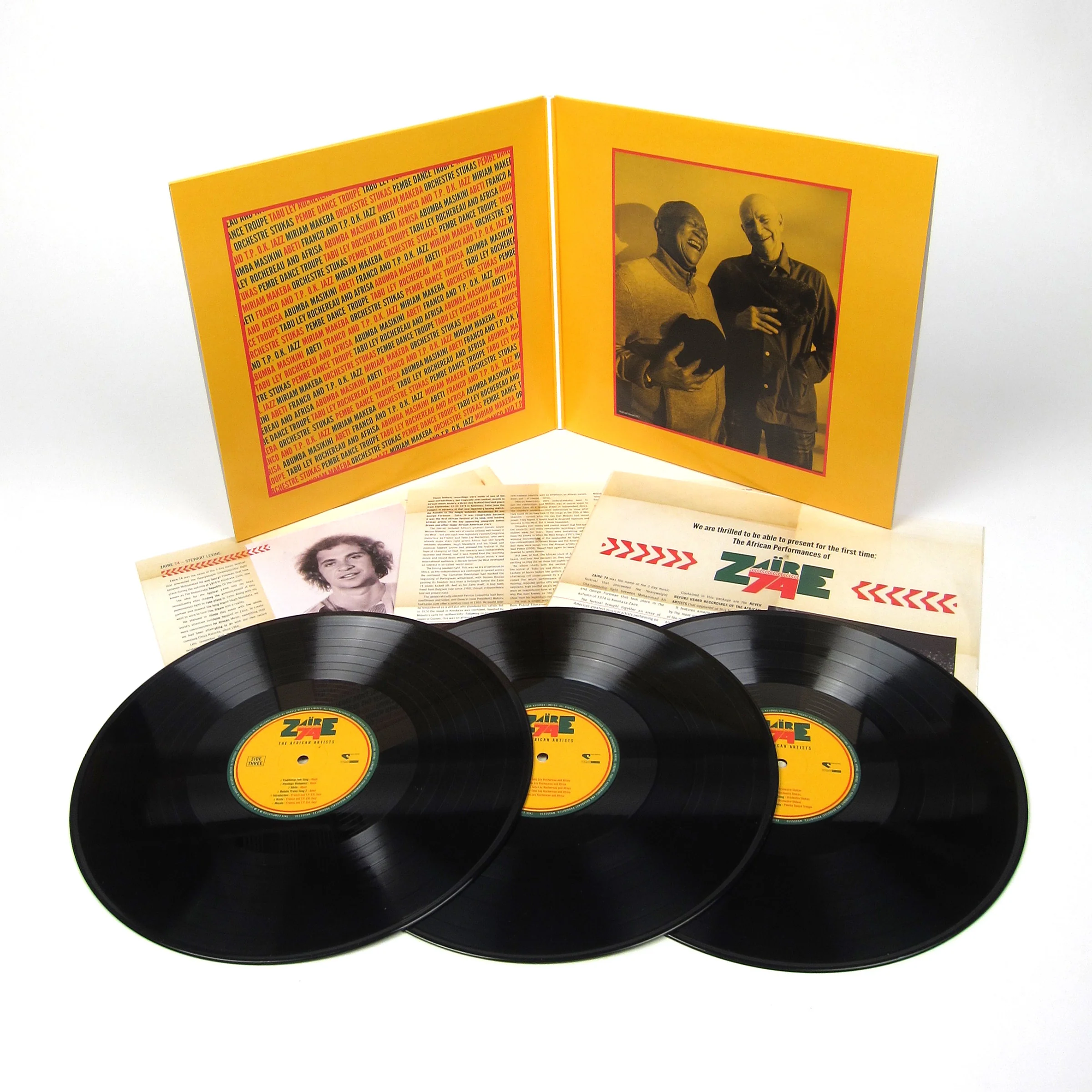 Wrasse Records: Zaire 74 - The African Artists (180g) Vinyl 3LP - Image 2