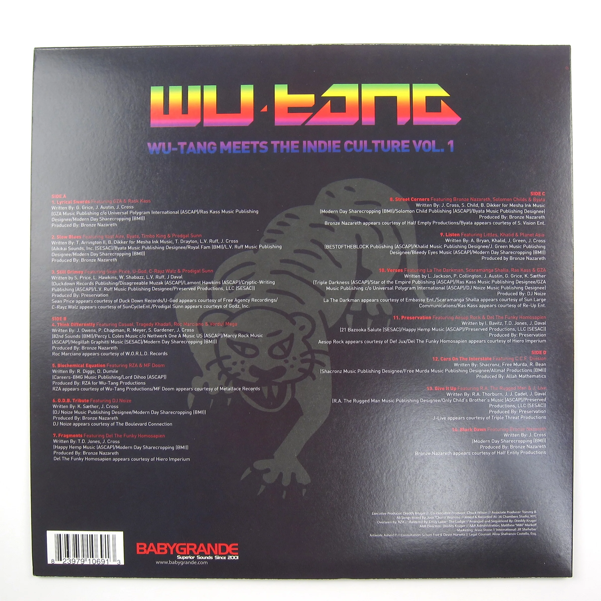 Wu-Tang: Meets The Indie Culture Vol.1 (Colored Vinyl) Vinyl 2LP - Image 3