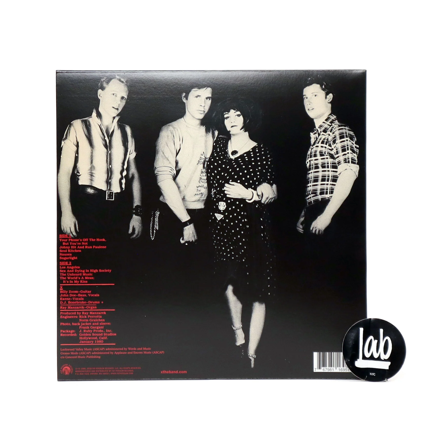 X: Los Angeles Vinyl LP - Image 3
