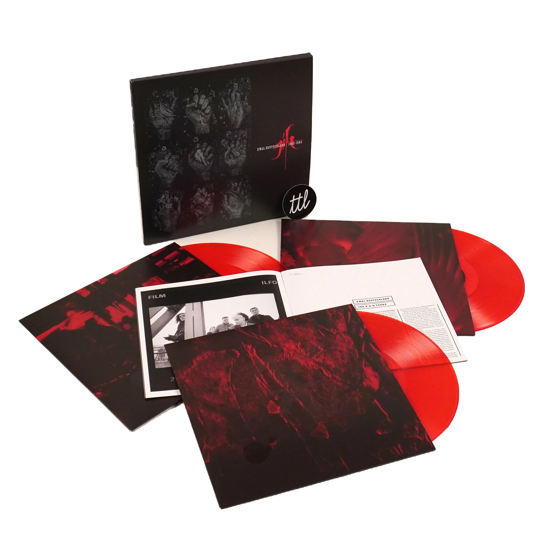 Xmal Deutschland: Gift - The 4AD Years (Colored Vinyl) Vinyl 3LP - Image 2