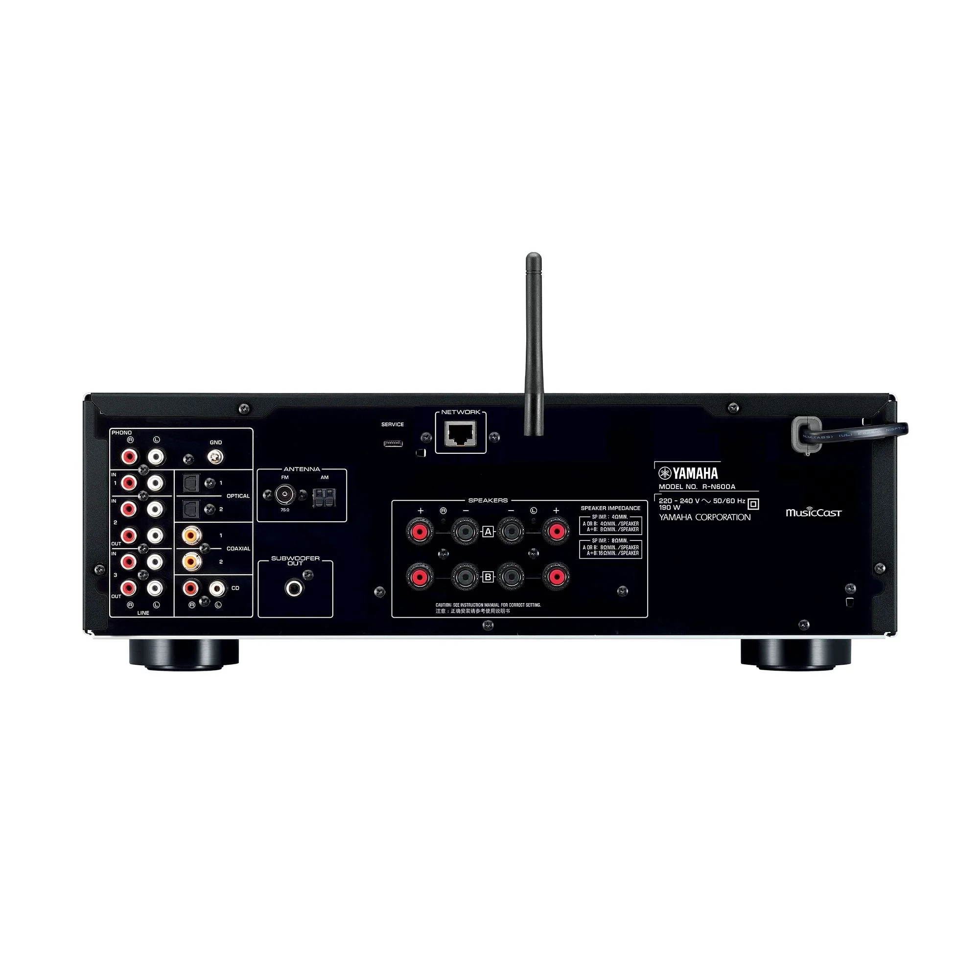 Yamaha: R-N600A Network Receiver Amplifier - Image 3