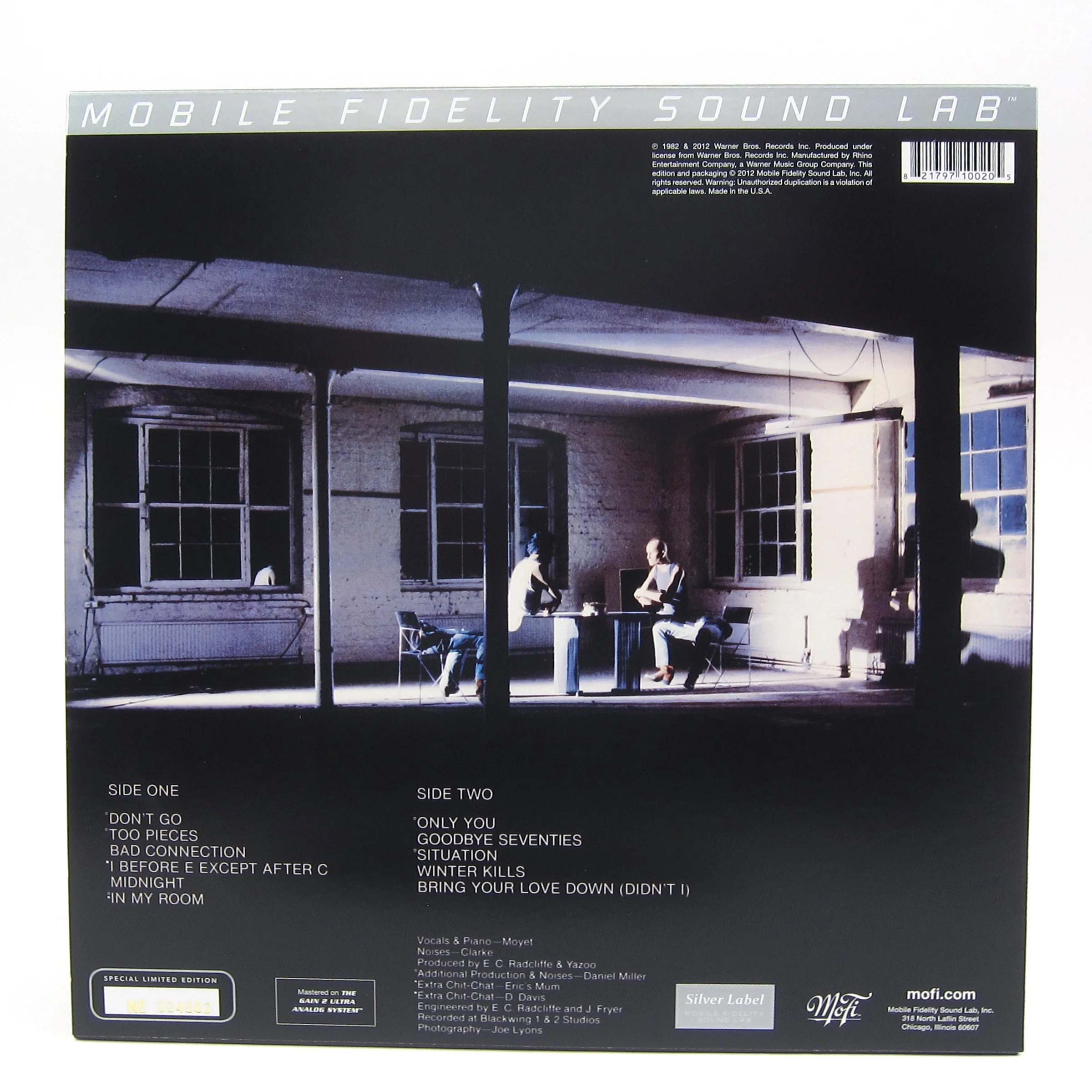 Yaz: Upstairs At Eric's Vinyl LP - Image 2
