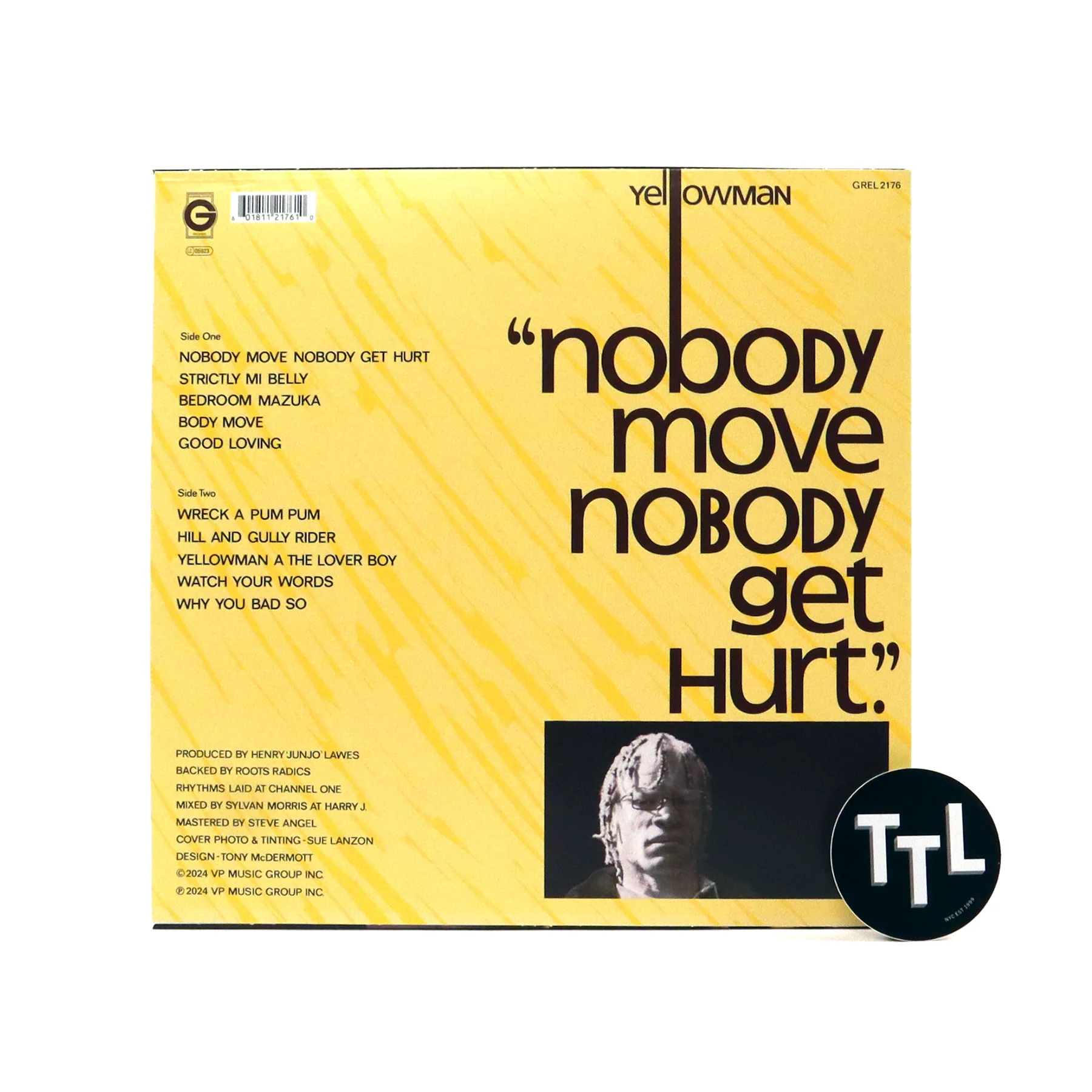Yellowman: Nobody Move Nobody Get Hurt (Colored Vinyl) Vinyl LP - Image 3
