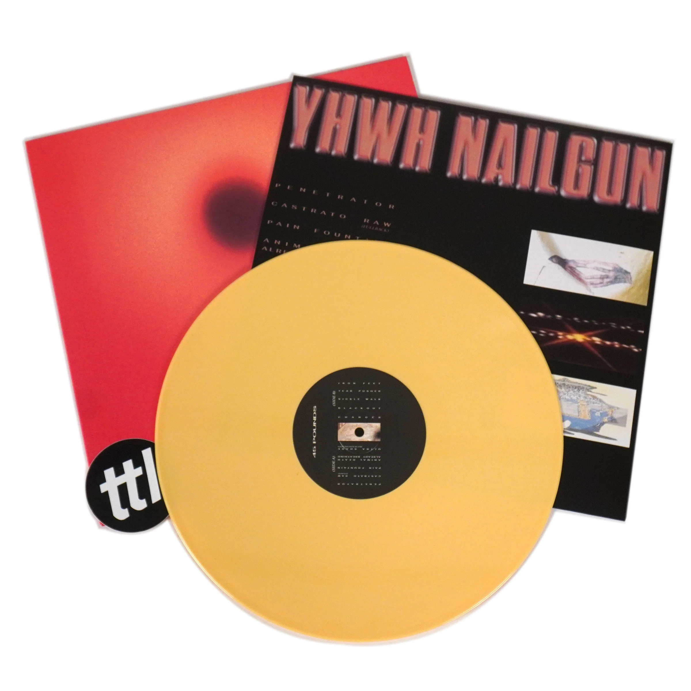 Yhwh Nailgun: 45 Pounds (Colored Vinyl) Vinyl LP - Image 2