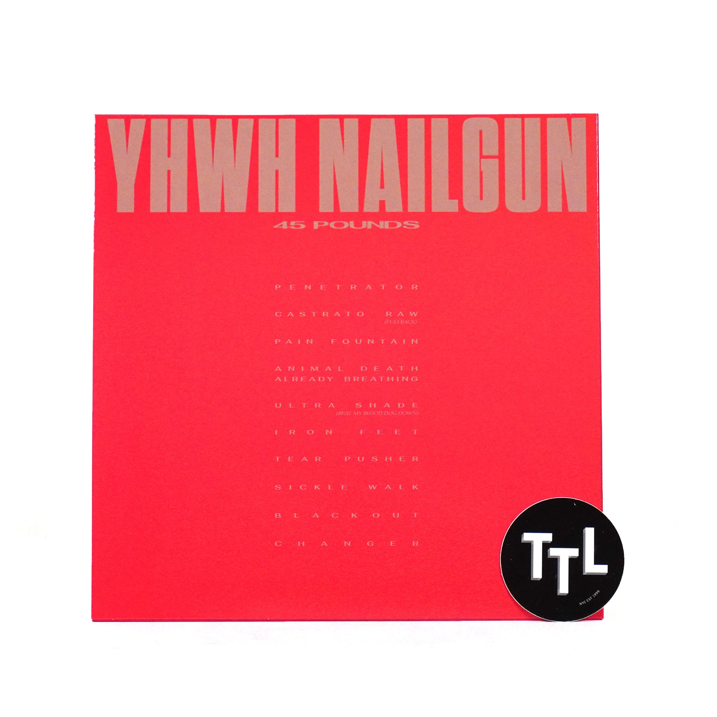 Yhwh Nailgun: 45 Pounds (Colored Vinyl) Vinyl LP - Image 3
