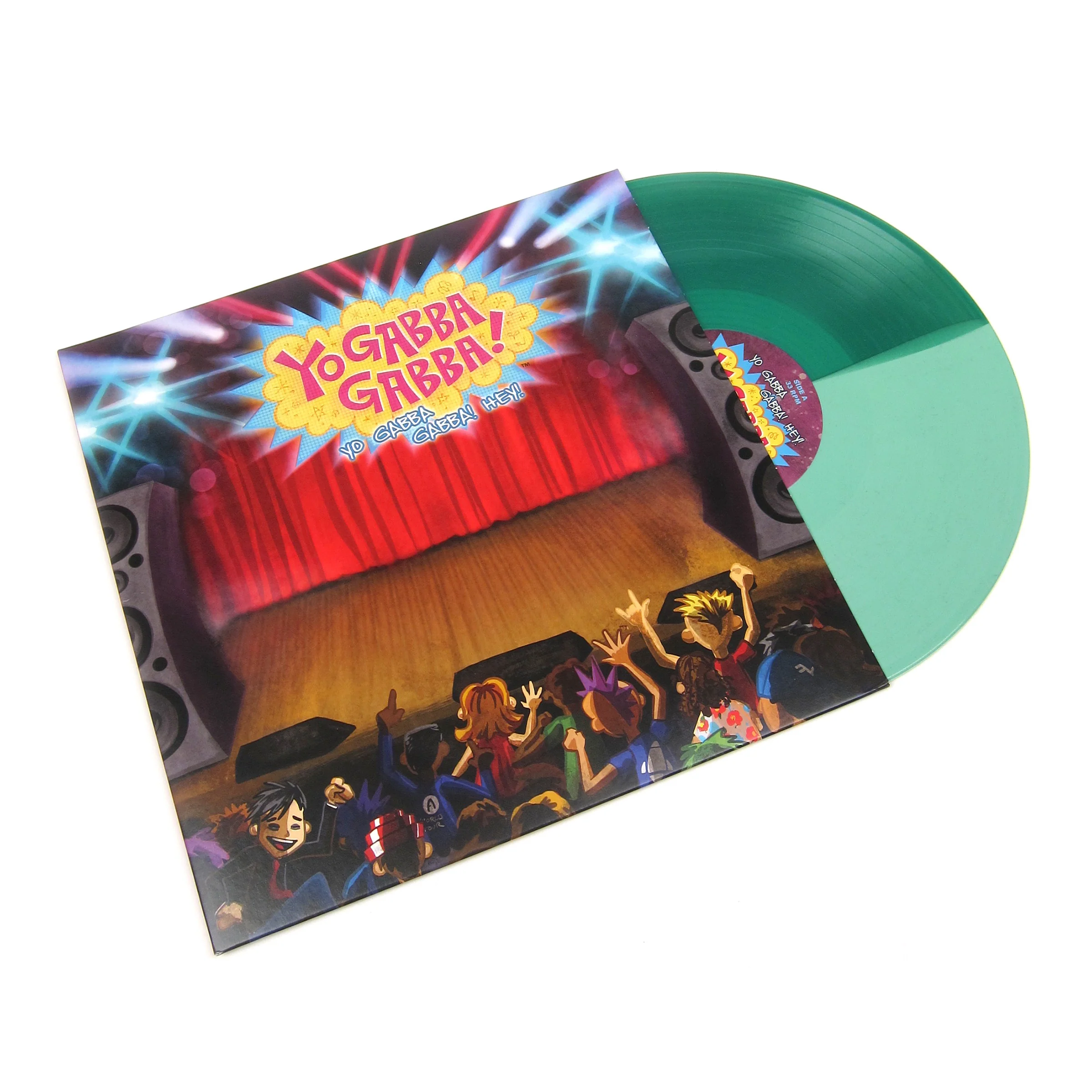 Yo Gabba Gabba: Yo Gabba Gabba! Hey! (Brobee Colored Vinyl) Vinyl LP - TTL Exclusive - Image 2
