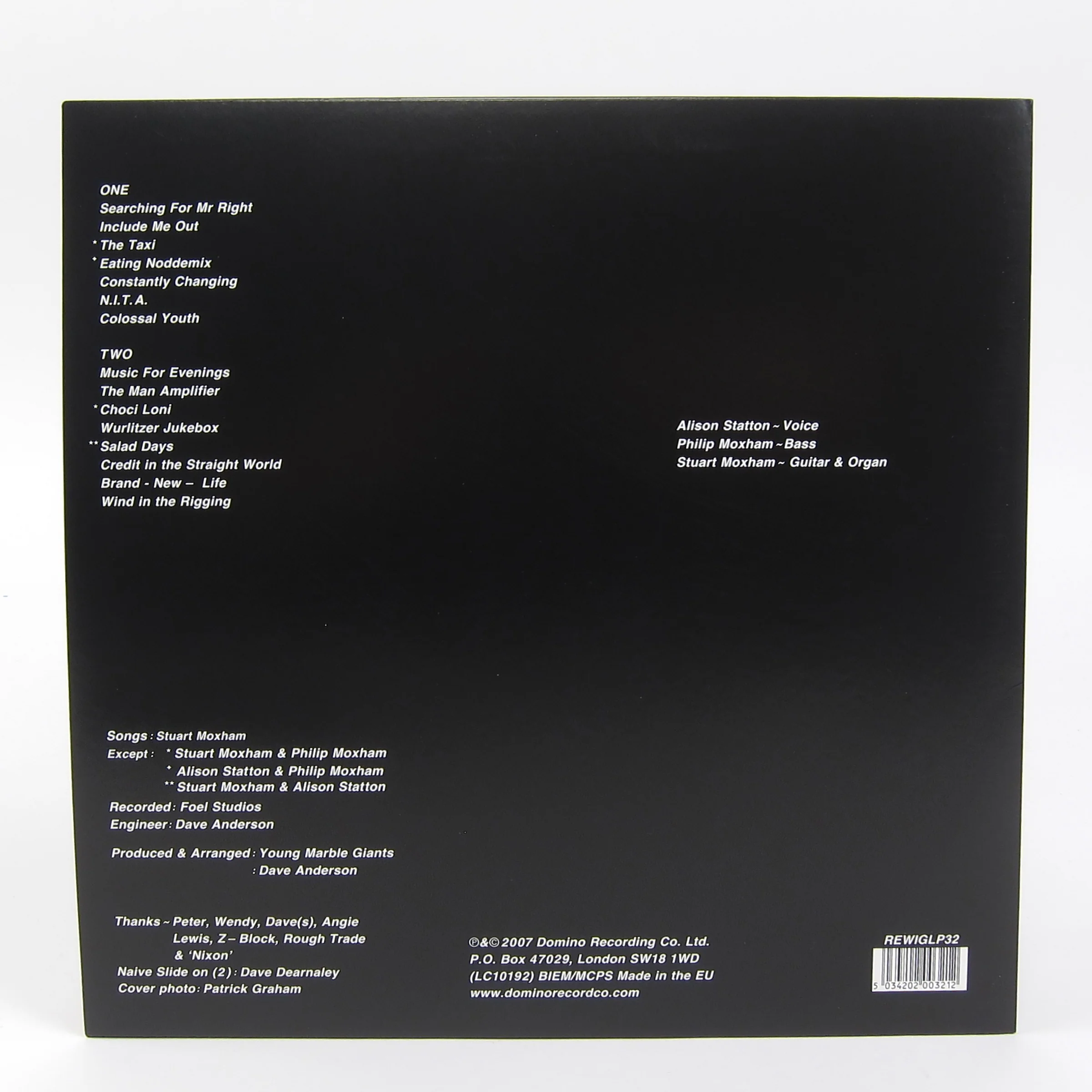 Young Marble Giants: Colossal Youth (180g) Vinyl LP - Image 3