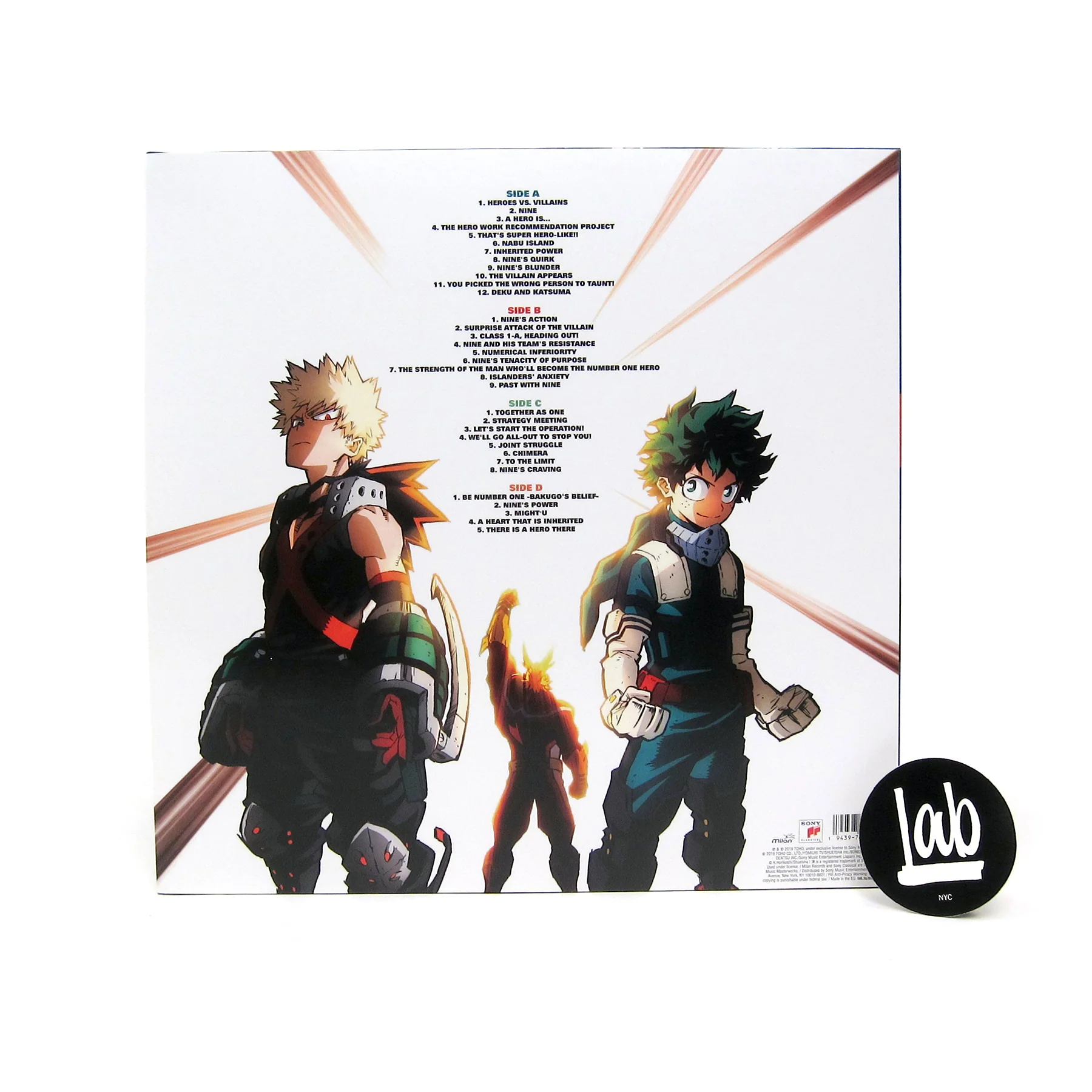 Yuki Hayashi: My Hero Academia - Heroes Rising Original Soundtrack (Colored Vinyl) Vinyl 2LP - Image 2