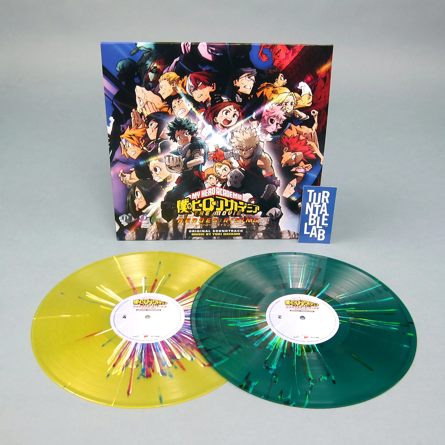 Yuki Hayashi: My Hero Academia - Heroes Rising Original Soundtrack (Colored Vinyl) Vinyl 2LP - Image 3