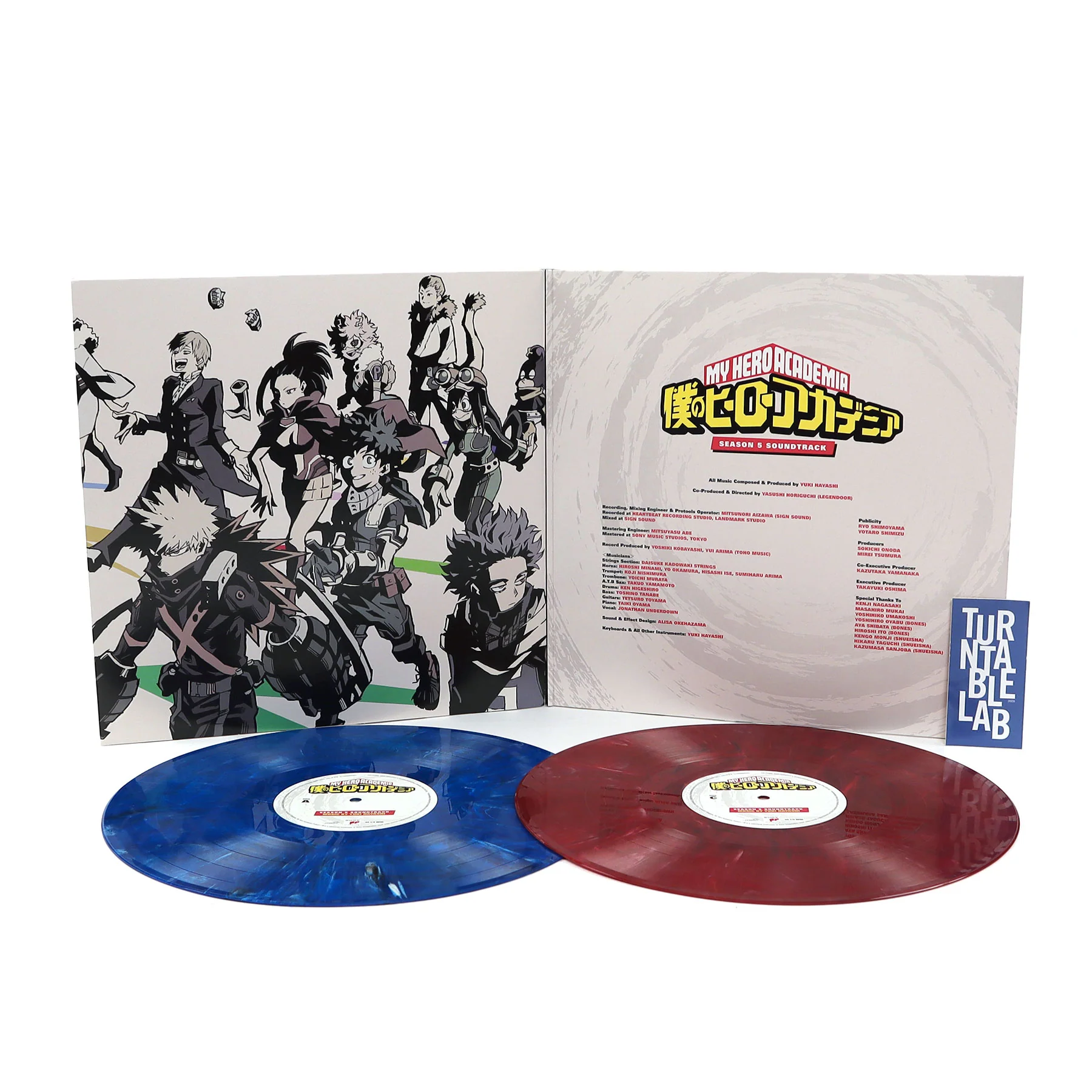 Yuki Hayashi: My Hero Academia Season 5 Soundtrack (Colored Vinyl) Vinyl 2LP - Image 2