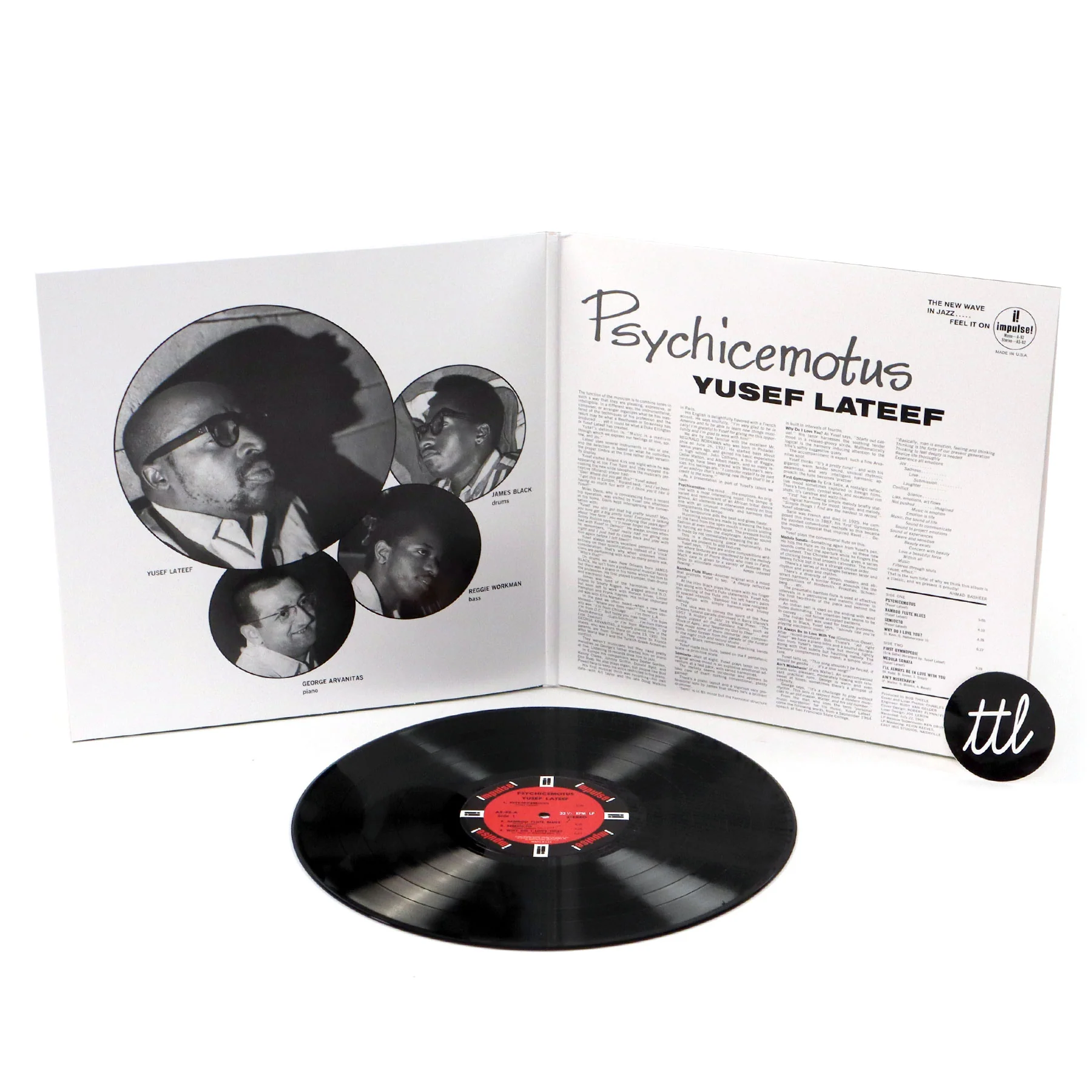 Yusef Lateef: Psychicemotus (Verve By Request Series 180g) Vinyl LP - Image 2