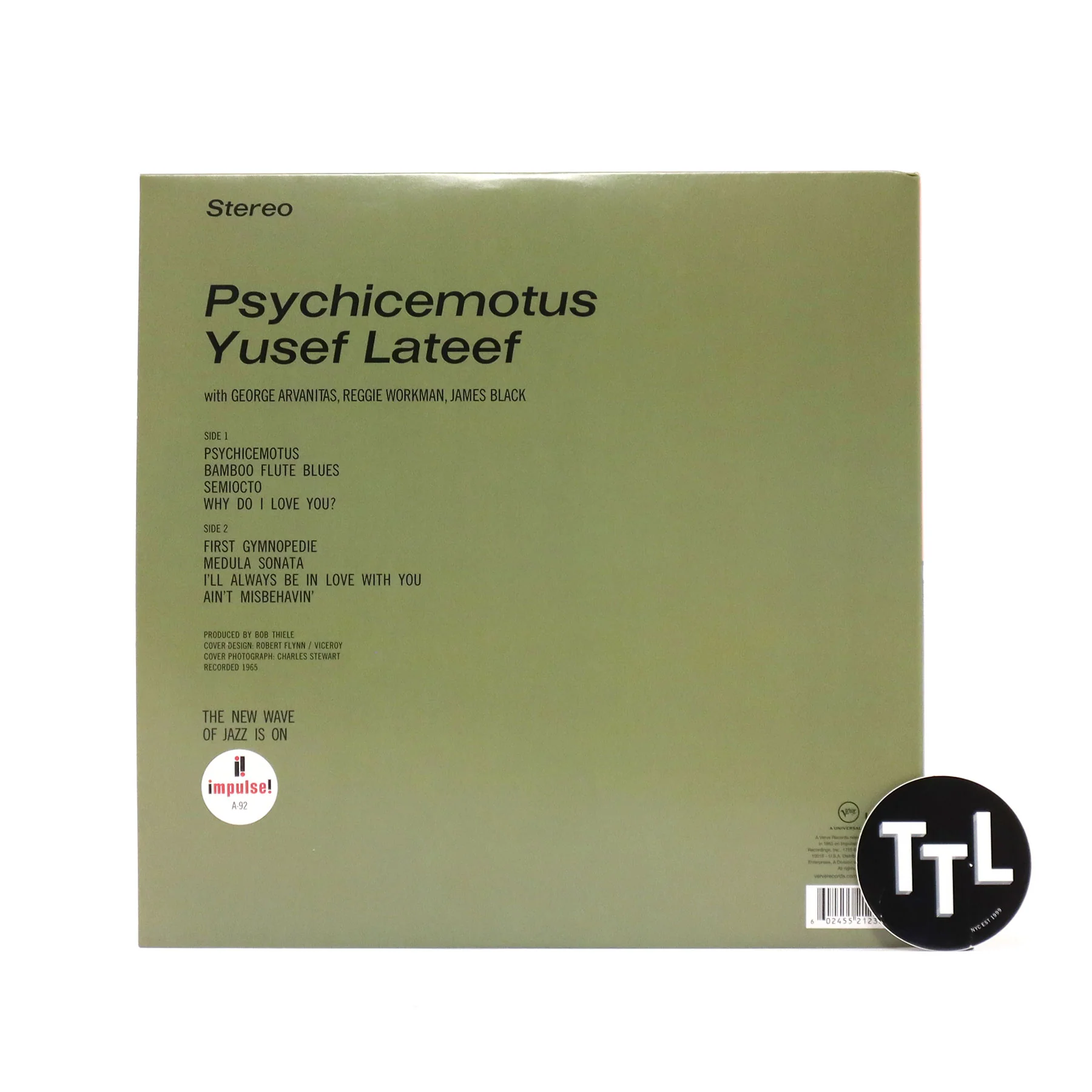 Yusef Lateef: Psychicemotus (Verve By Request Series 180g) Vinyl LP - Image 3