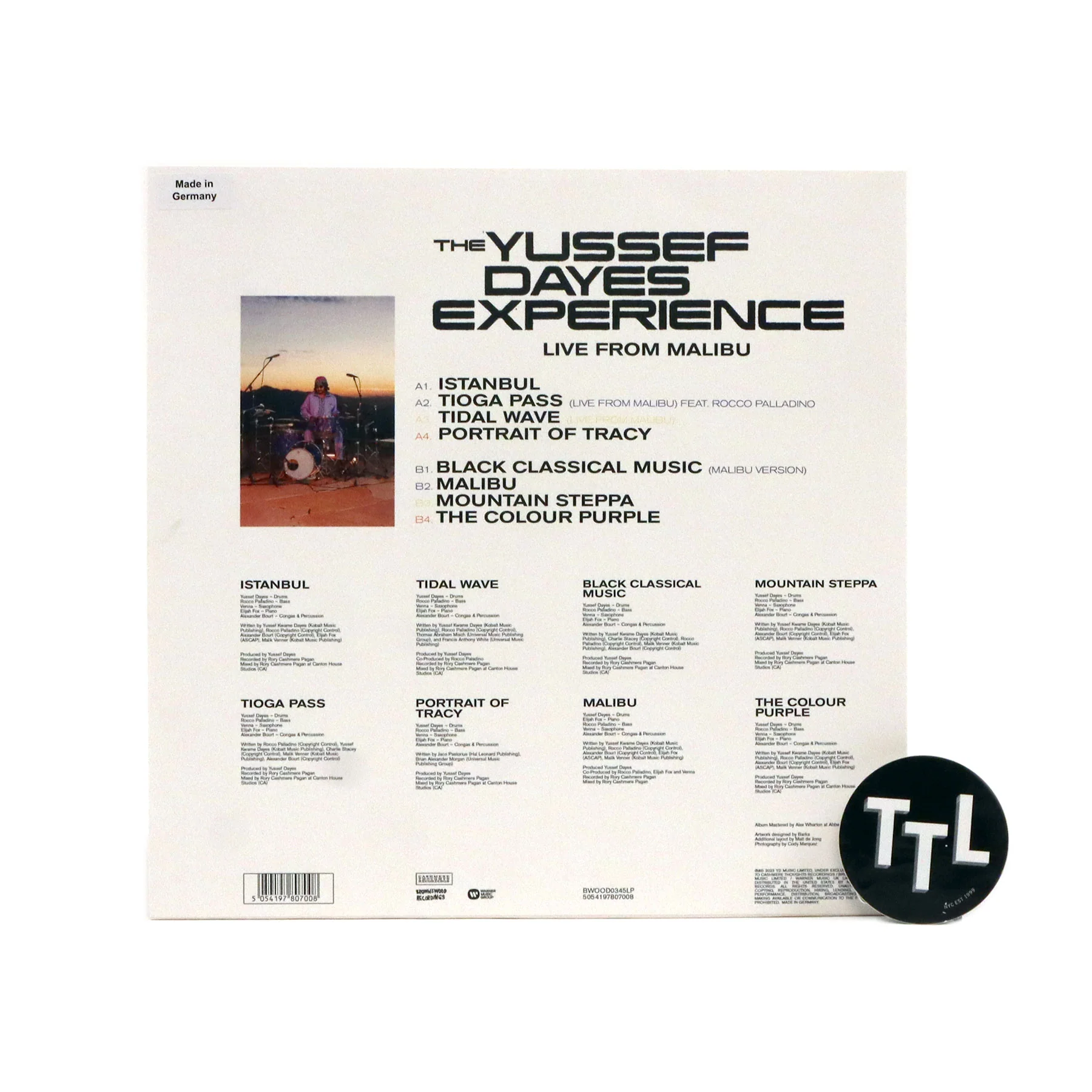 Yussef Dayes: The Yussef Dayes Experience Live From Malibu Vinyl LP - Image 2