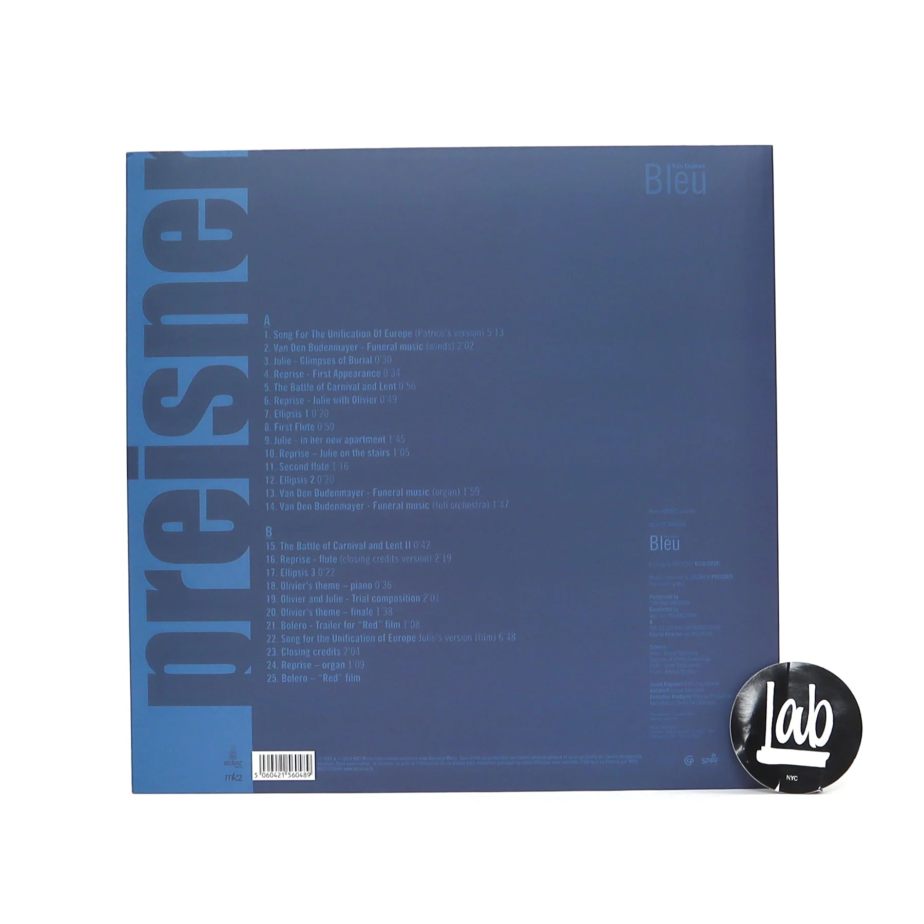 Zbigniew Preisner: Three Colors - Blue Soundtrack Vinyl LP+CD - Image 4